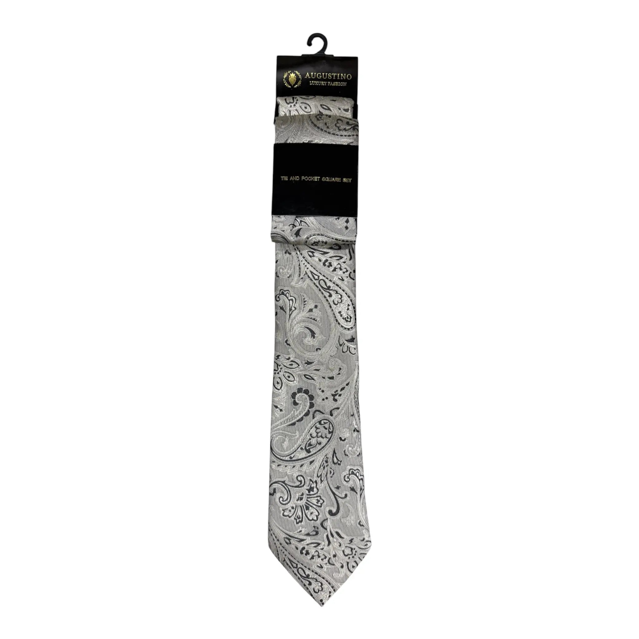 Paisley Augustino Tie and Pocket Square Set Augustino