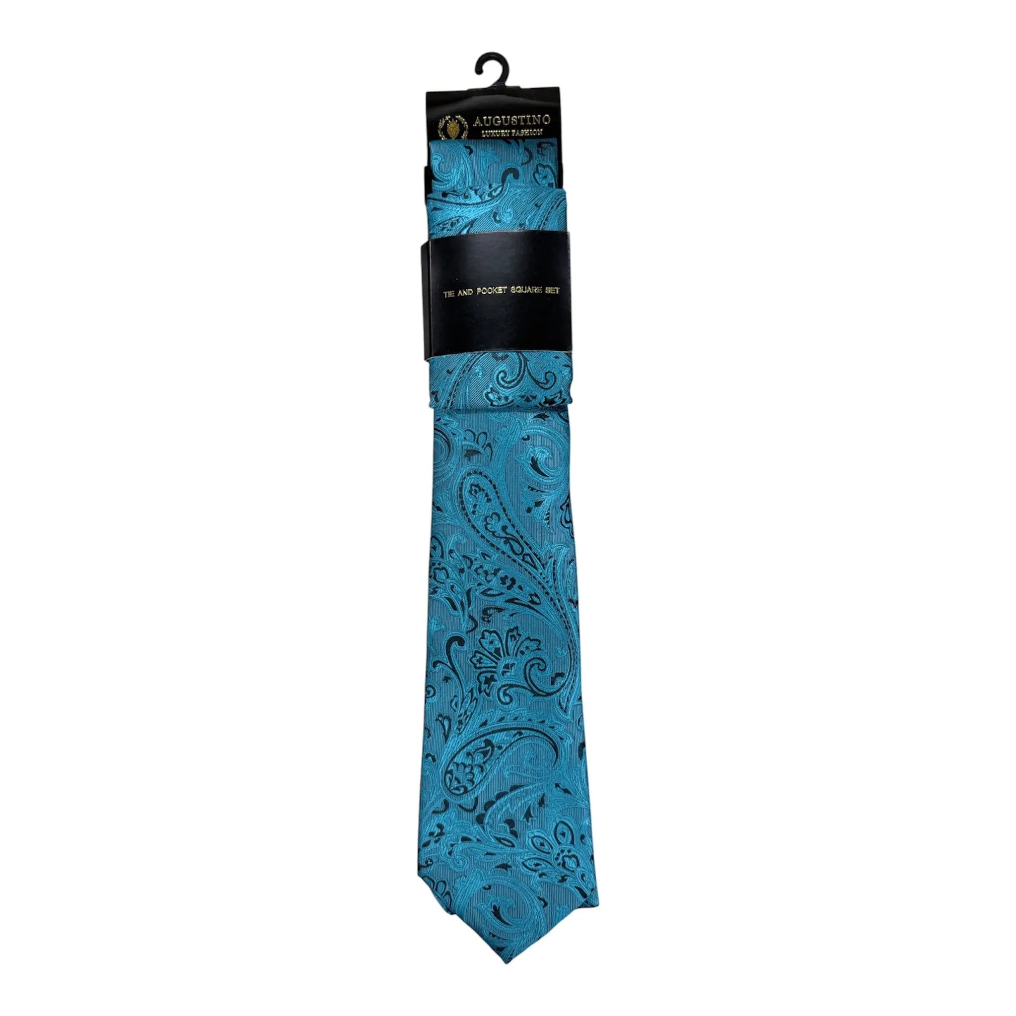 Paisley Augustino Tie and Pocket Square Set Augustino