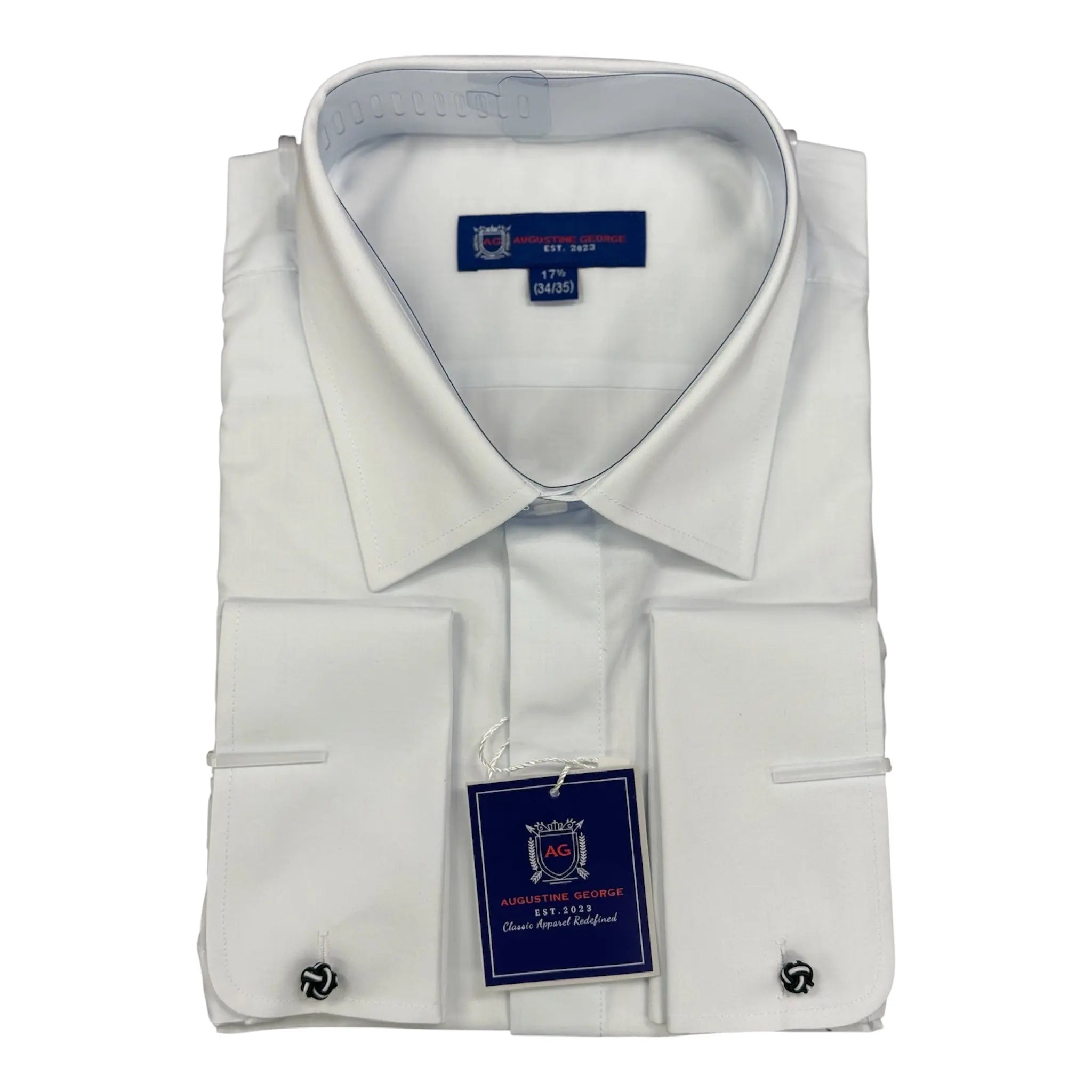 Regular Fit French Cuff Men's Dress Shirt M & R Clothing