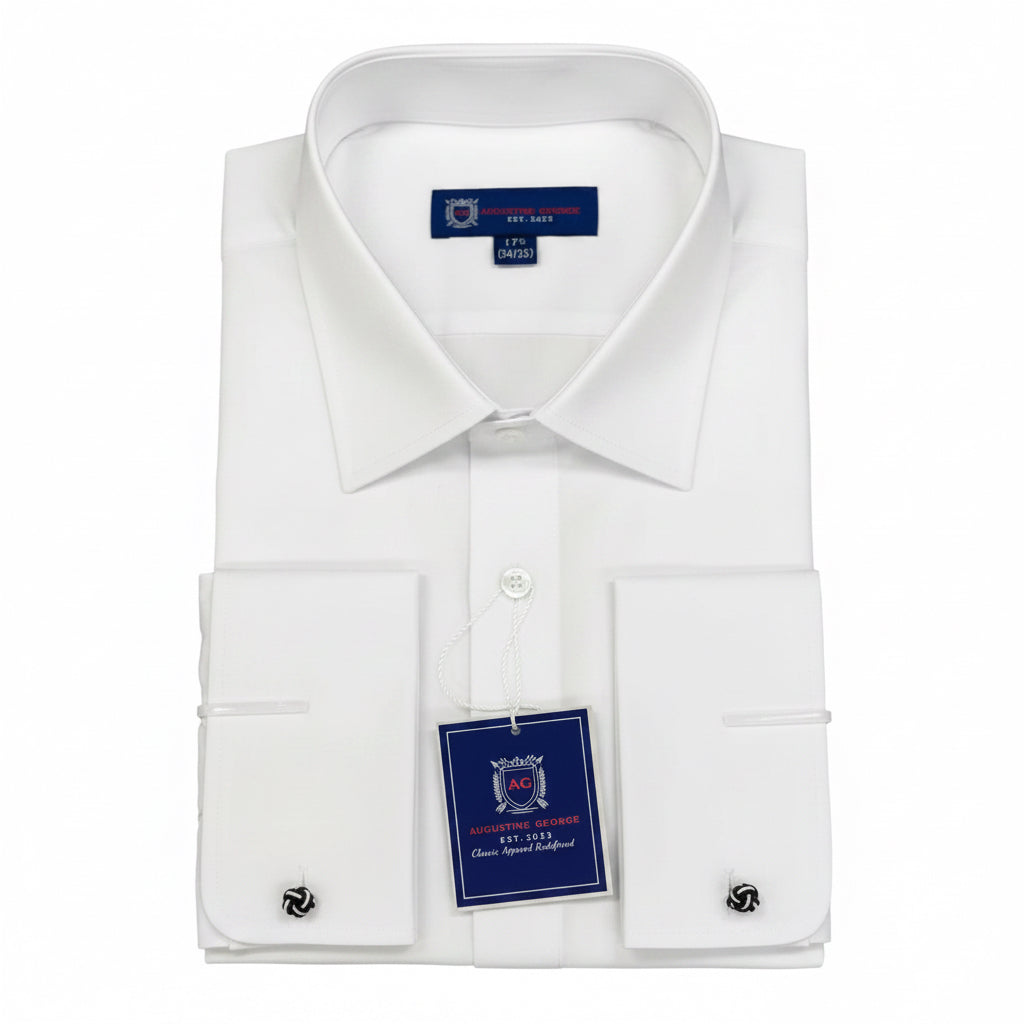 Regular Fit French Cuff Men's Dress Shirt M & R Clothing