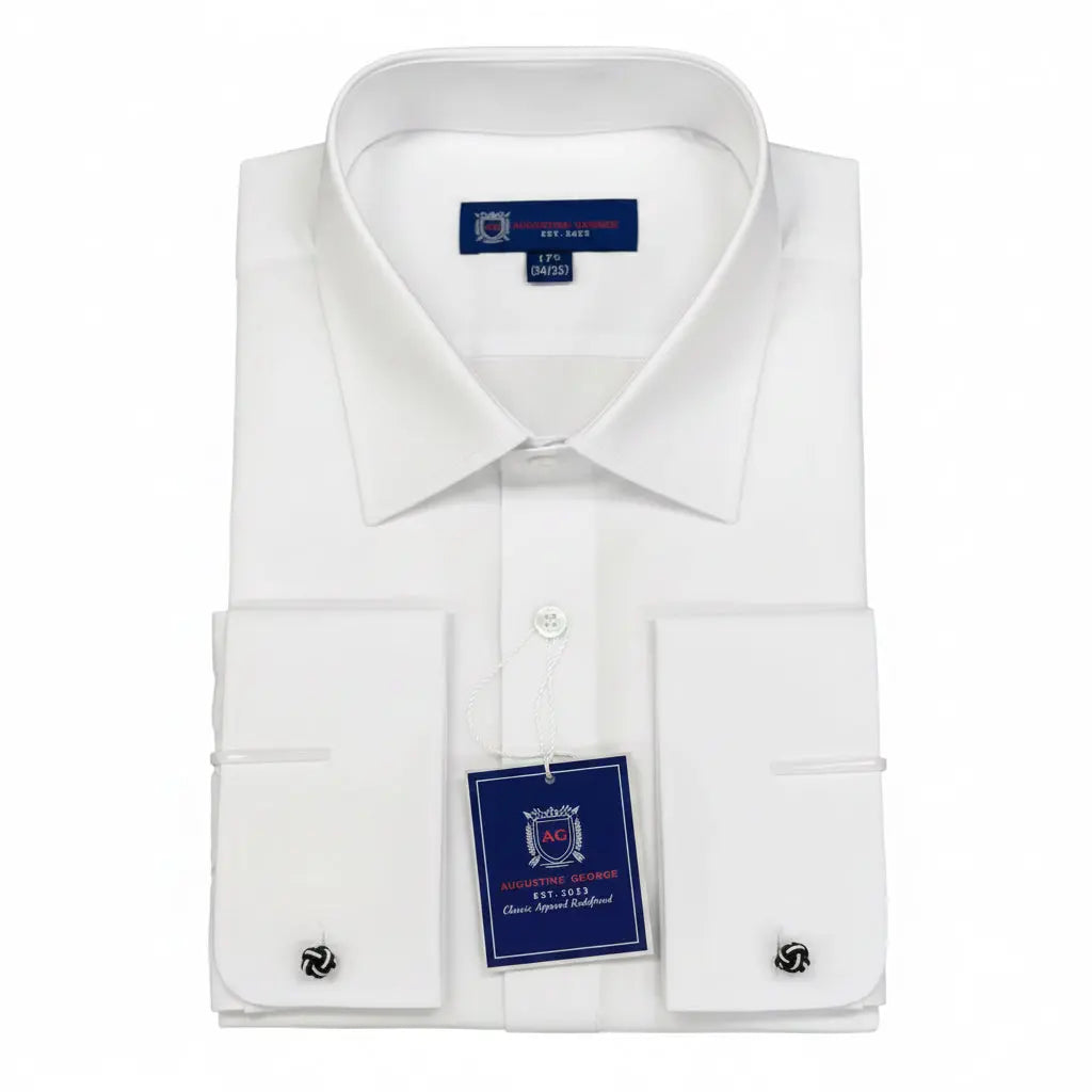 Regular Fit French Cuff Men's Dress Shirt M & R Clothing