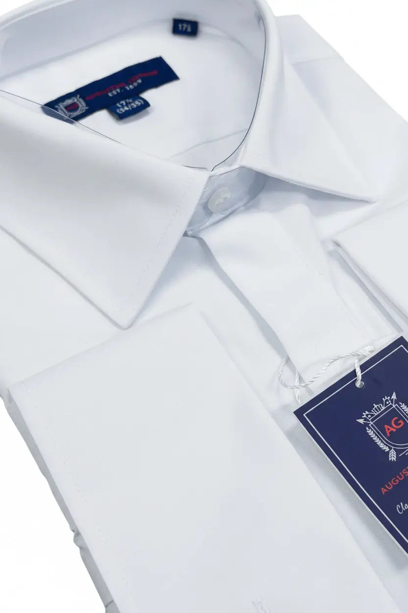 Regular Fit French Cuff Men's Dress Shirt M & R Clothing