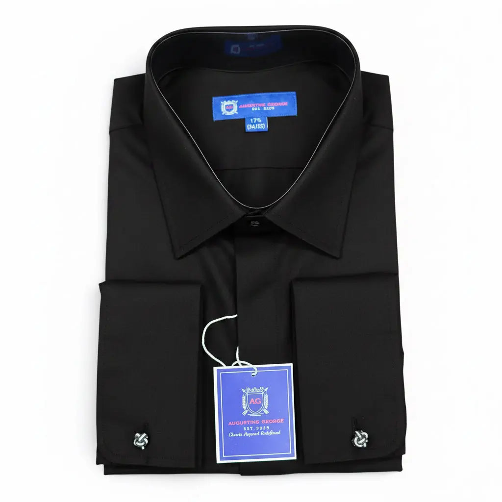 Regular Fit French Cuff Men's Dress Shirt M & R Clothing