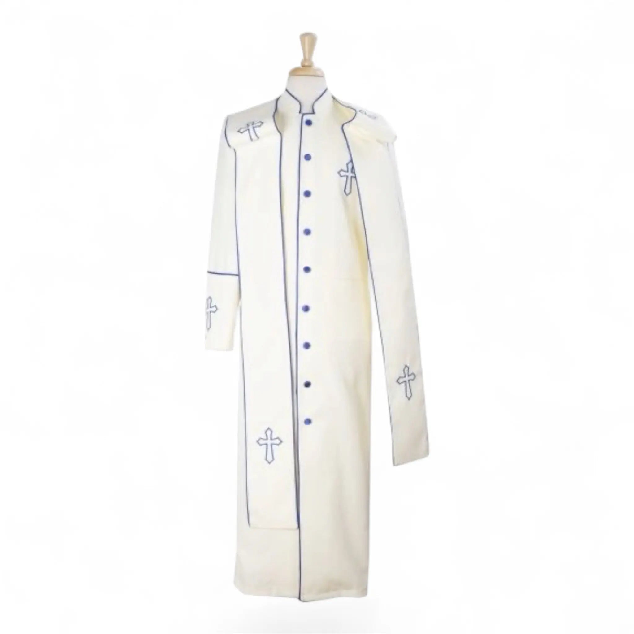 Men’s Cassock Style Clergy Robe with Stole M & R Clothing M & R Clothing Clergy