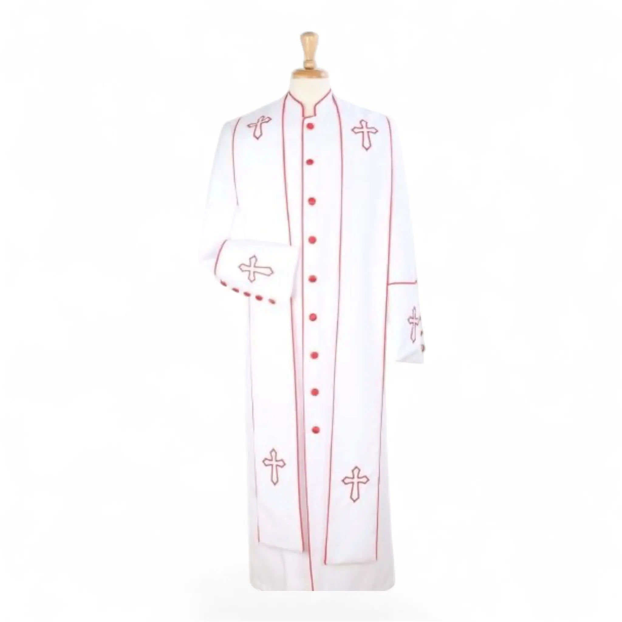 Men’s Cassock Style Clergy Robe with Stole M & R Clothing M & R Clothing Clergy