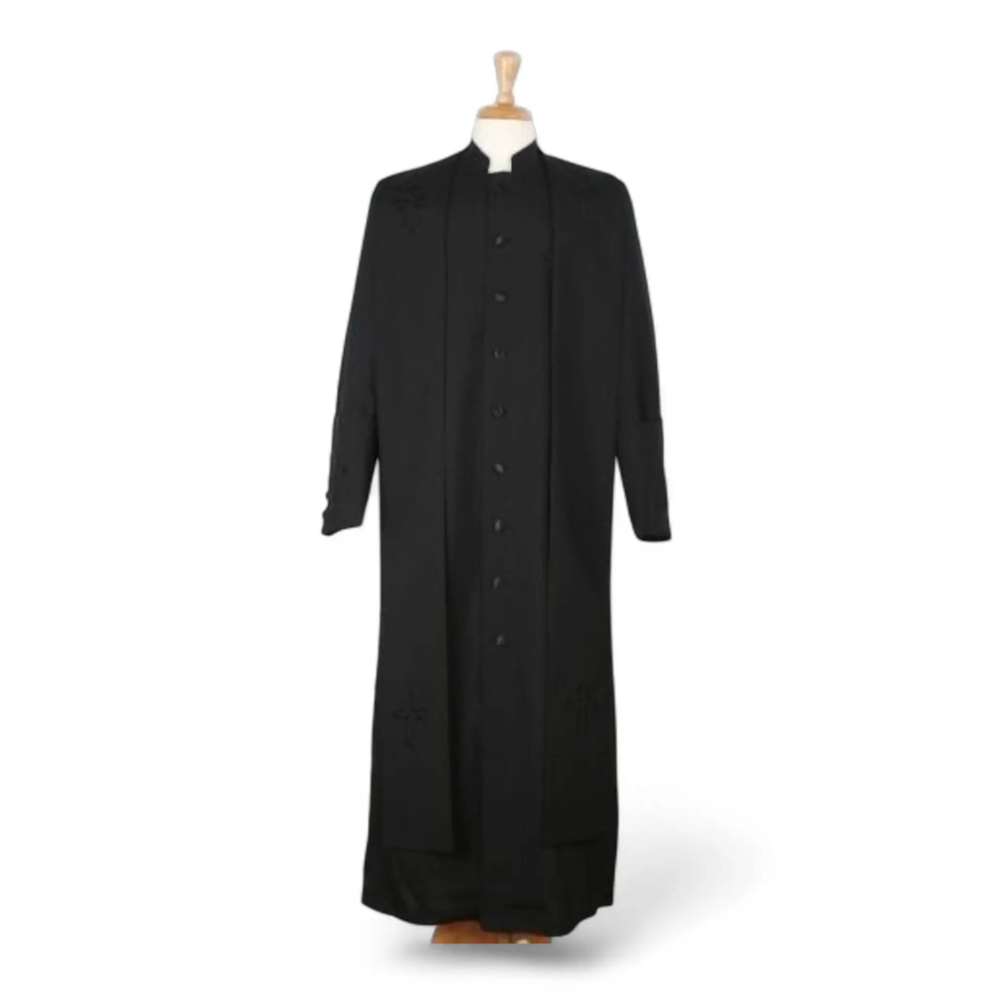 Men’s Cassock Style Clergy Robe with Stole M & R Clothing M & R Clothing Clergy