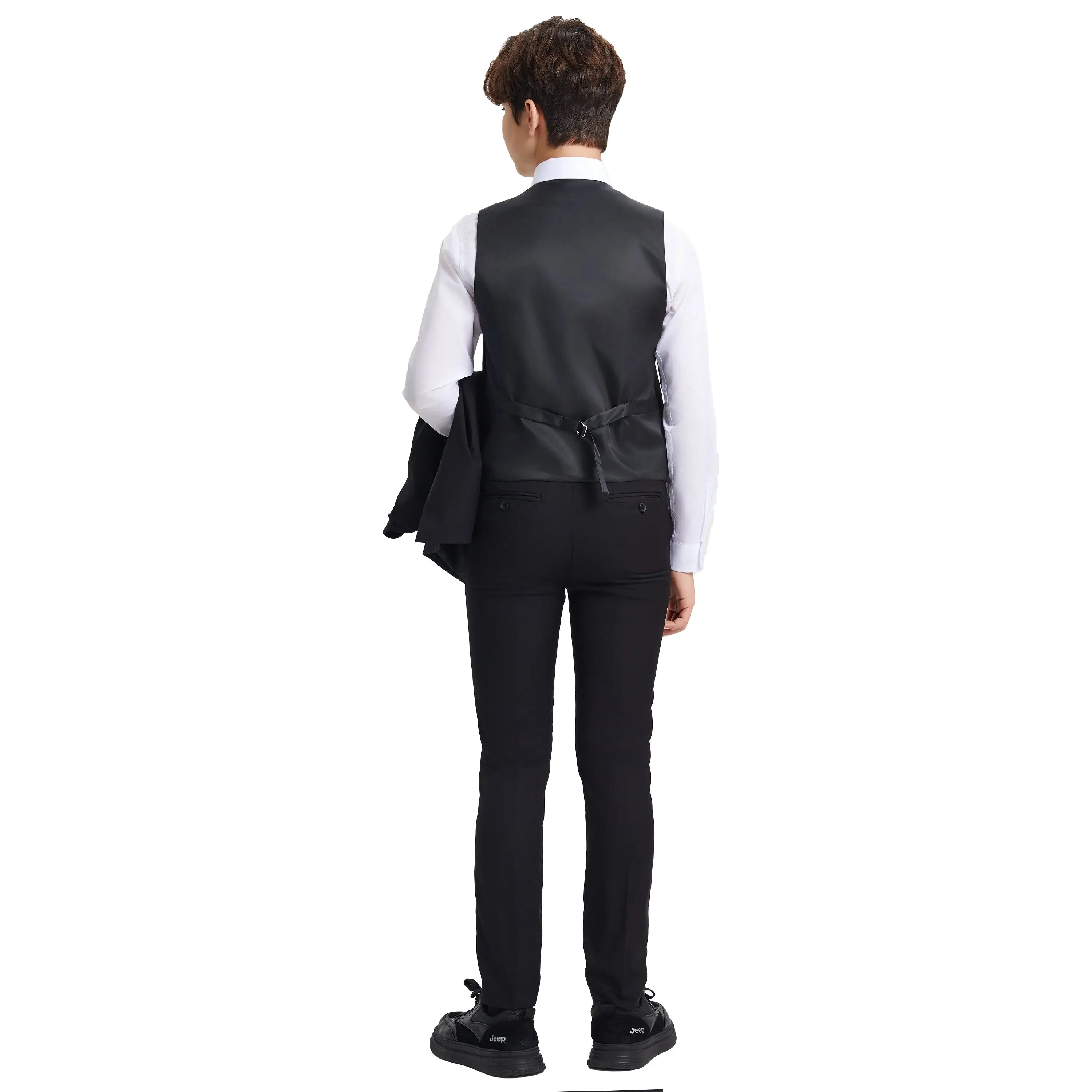 Stacy Adams Boy's 5pc Solid Suit Stacy Adams