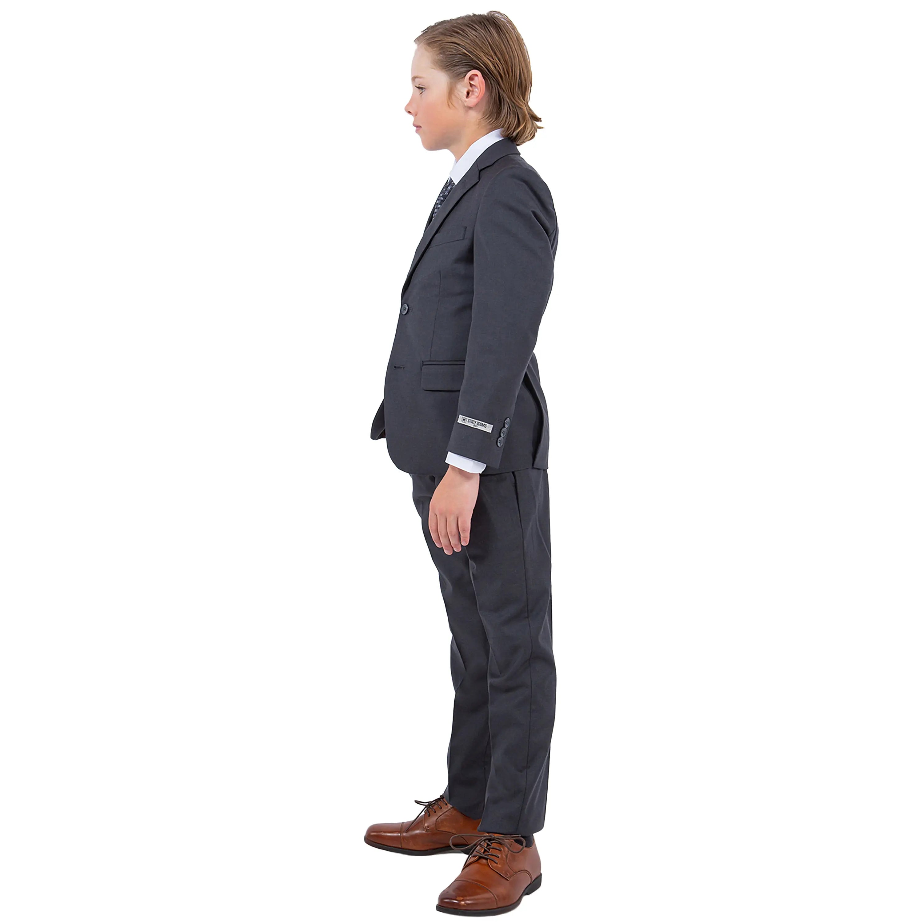 Stacy Adams Boy's 5pc Solid Suit Stacy Adams