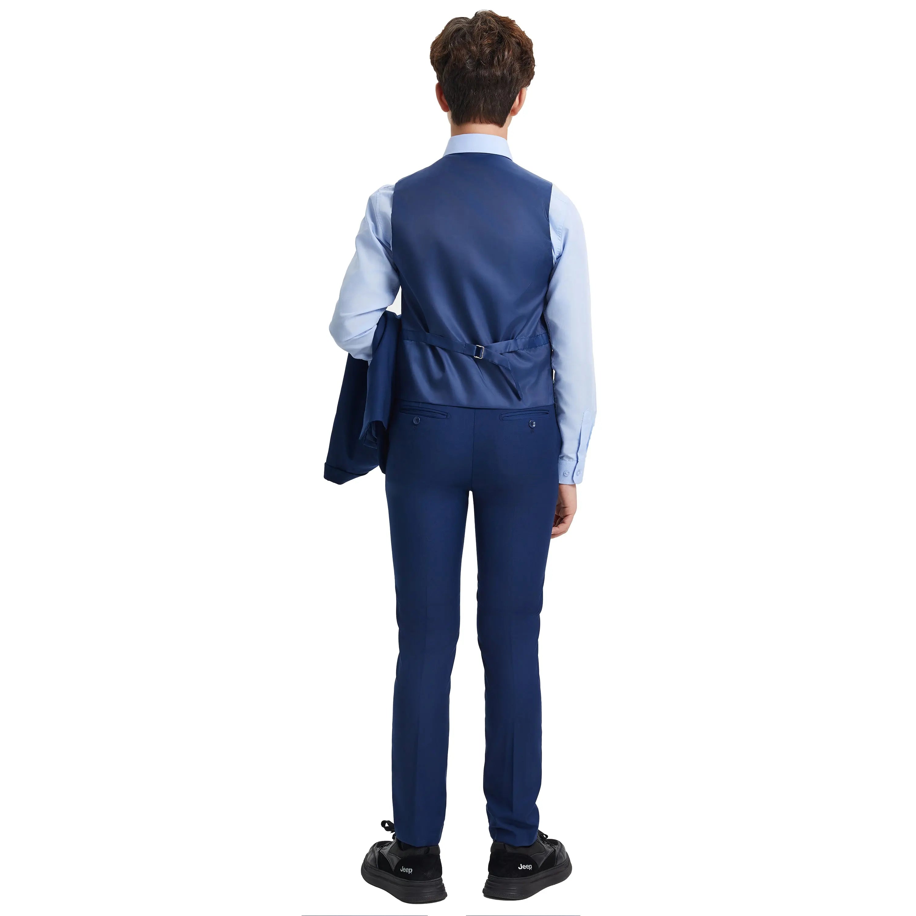 Stacy Adams Boy's 5pc Solid Suit Stacy Adams