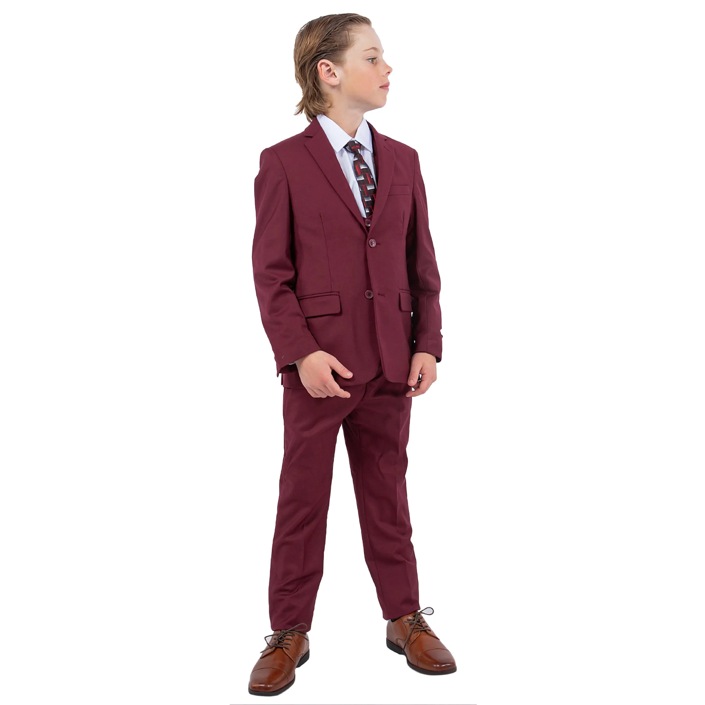 Stacy Adams Boy's 5pc Solid Suit Stacy Adams