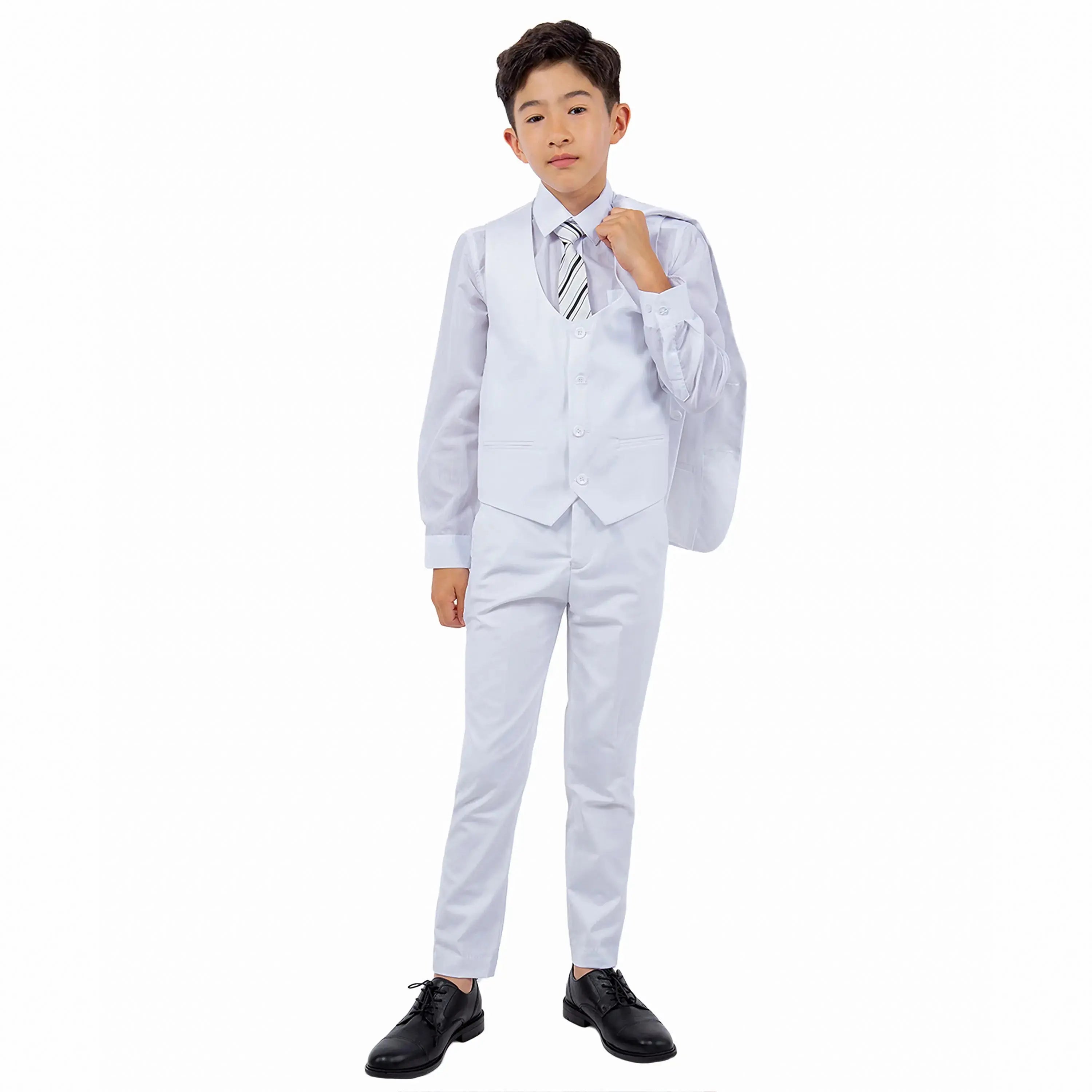 Stacy Adams Boy's 5pc Solid Suit Stacy Adams
