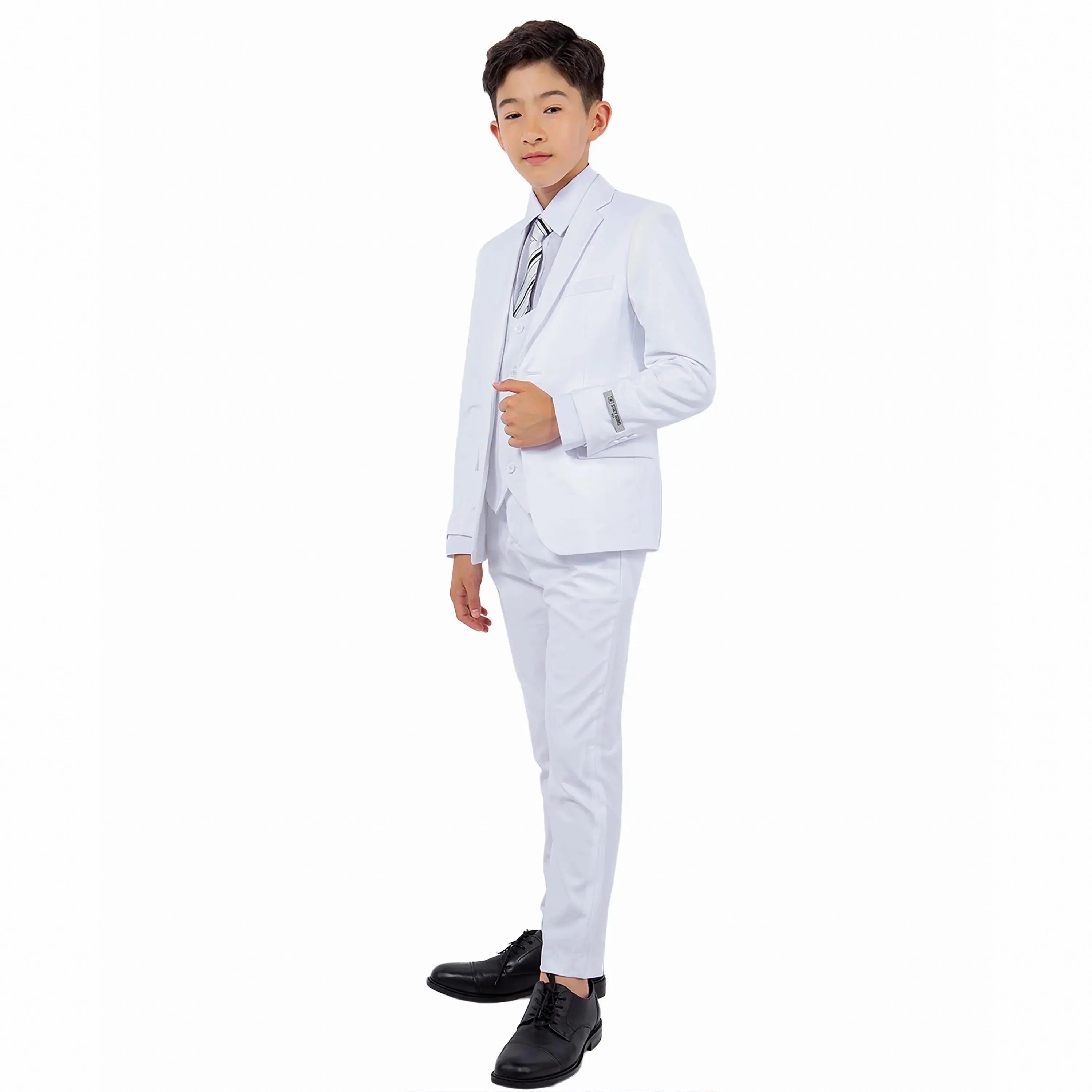 Stacy Adams Boy's 5pc Solid Suit Stacy Adams