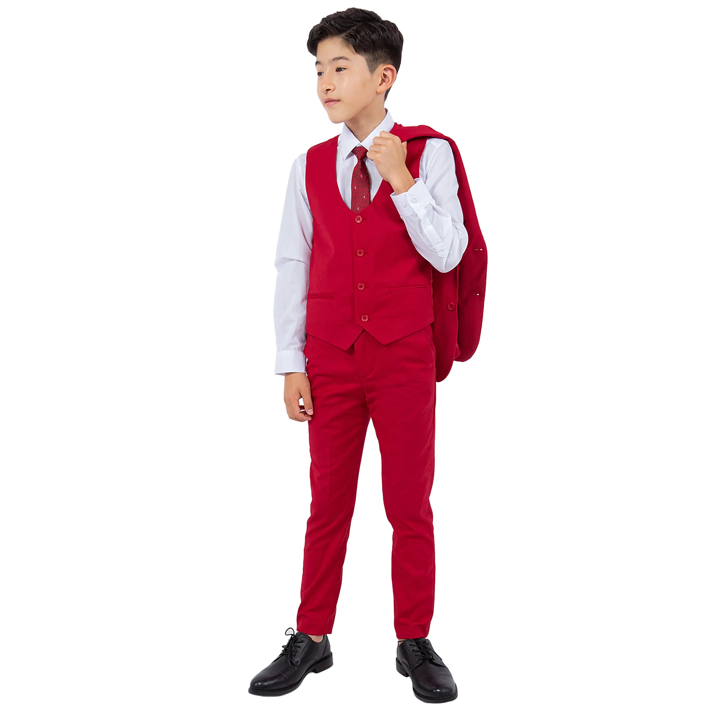 Stacy Adams Boy's 5pc Solid Suit Stacy Adams