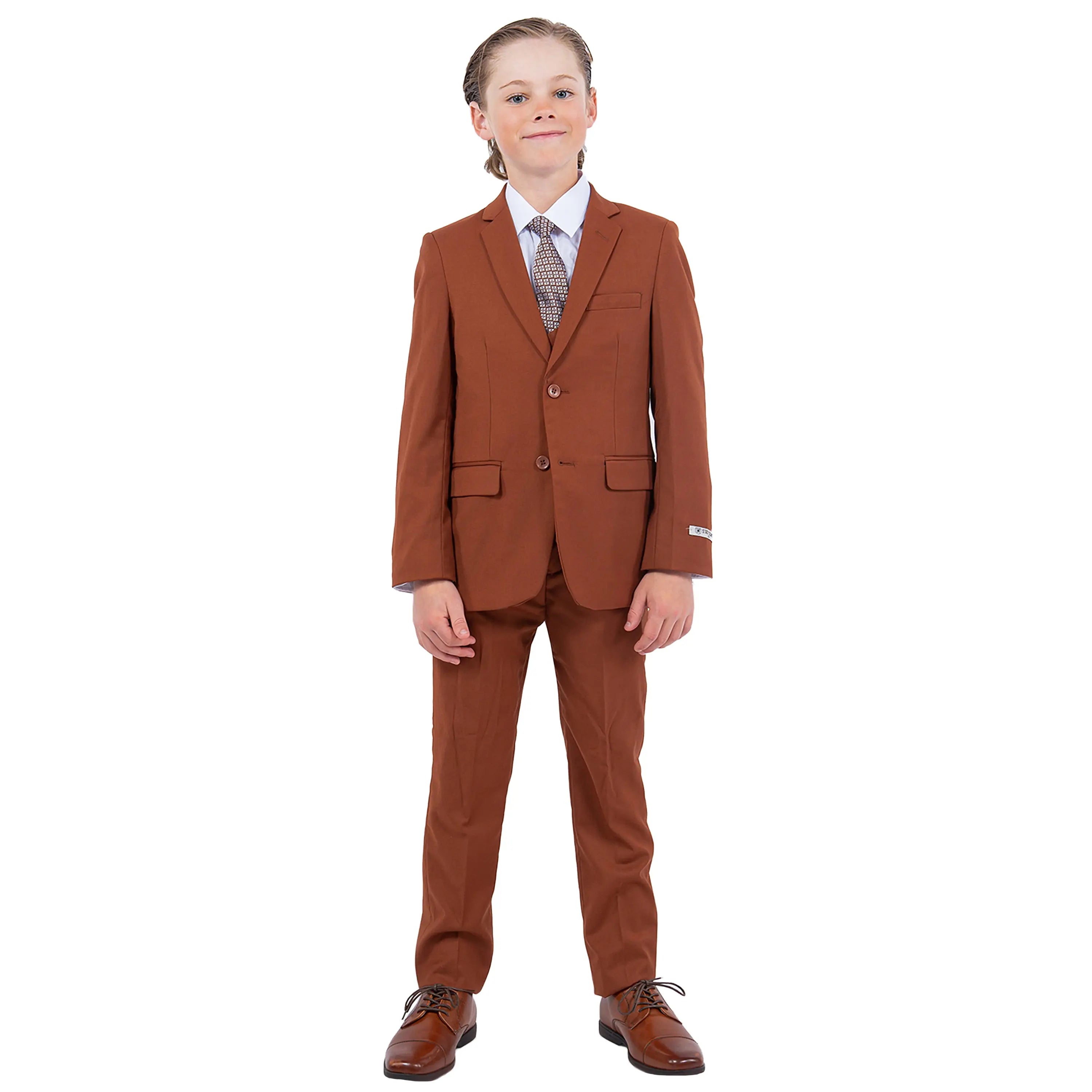 Stacy Adams Boy's 5pc Solid Suit Stacy Adams