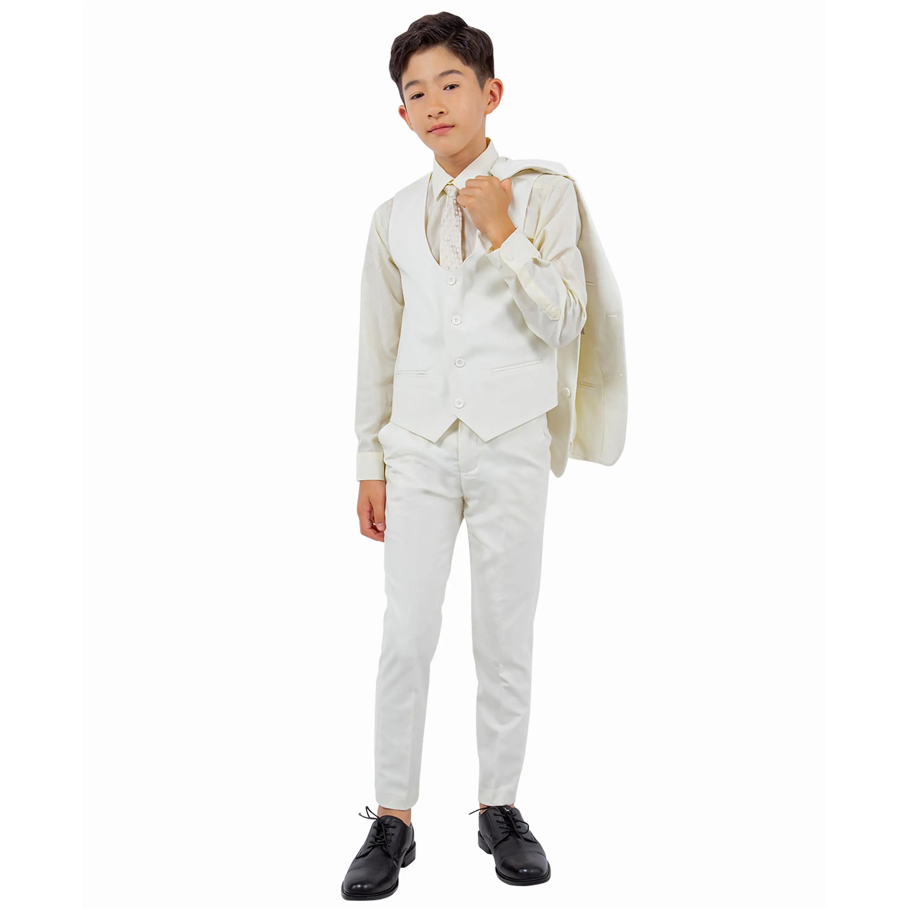 Stacy Adams Boy's 5pc Solid Suit Stacy Adams