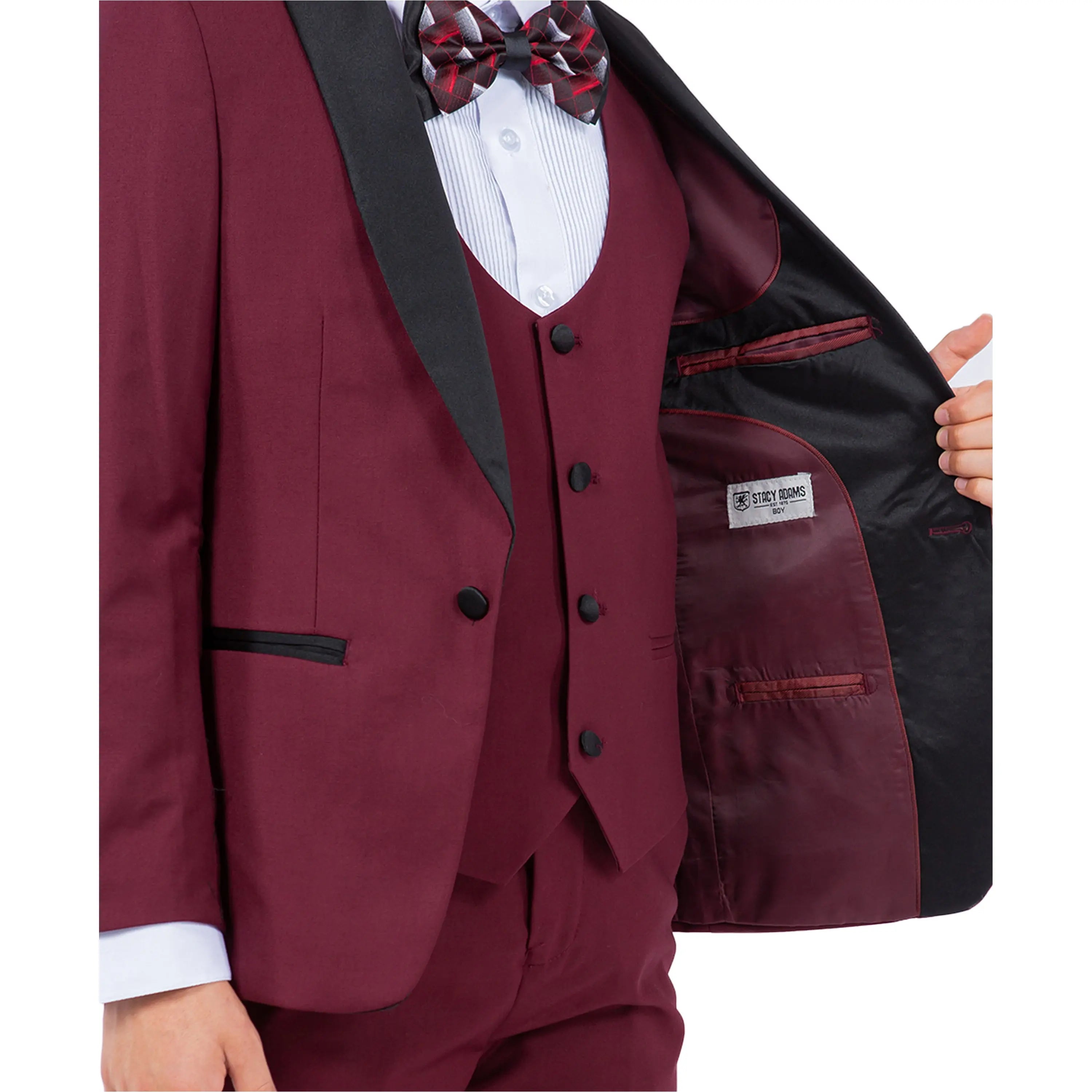 Stacy Adams Black 5 pc Tuxedo Stacy Adams