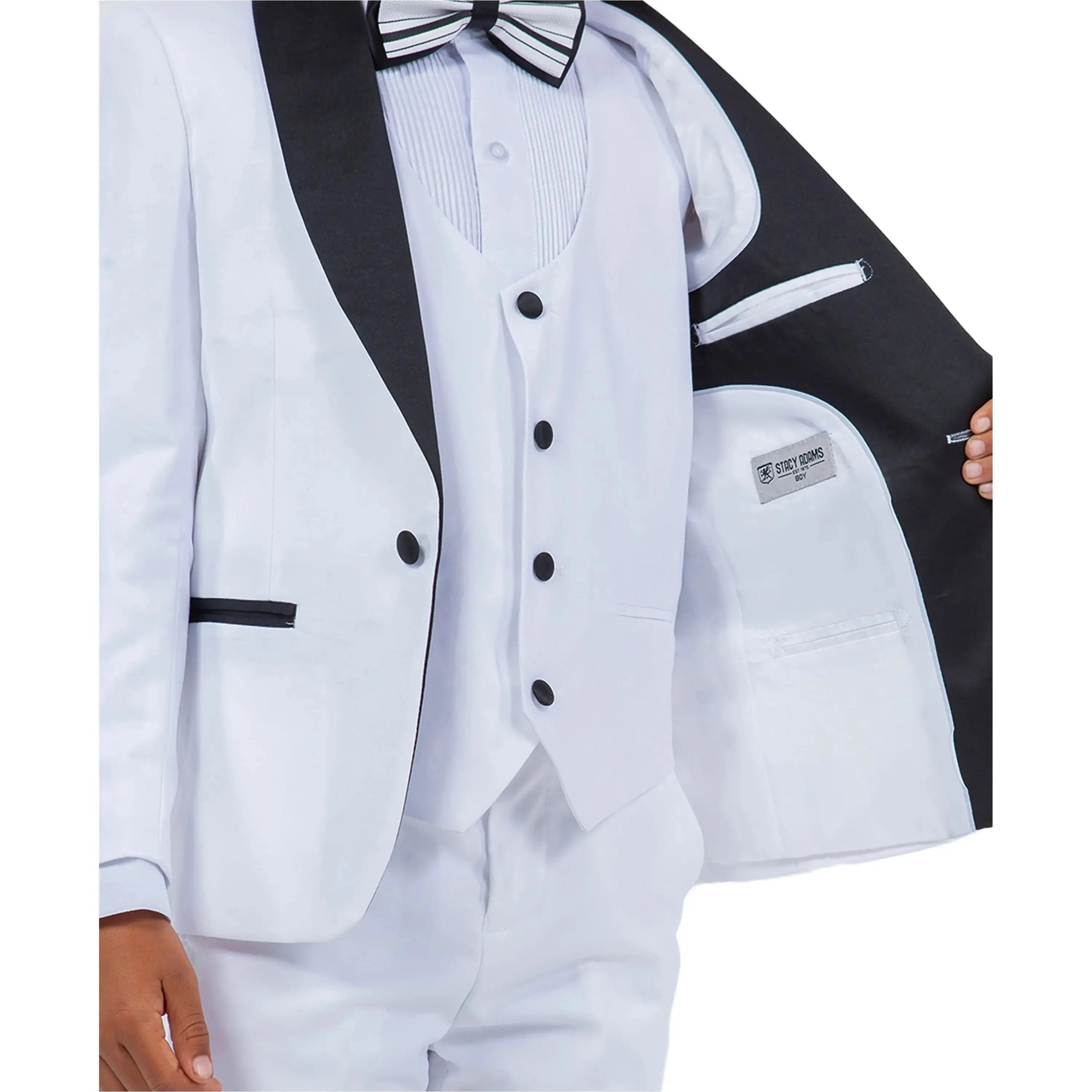 Stacy Adams Black 5 pc Tuxedo Stacy Adams