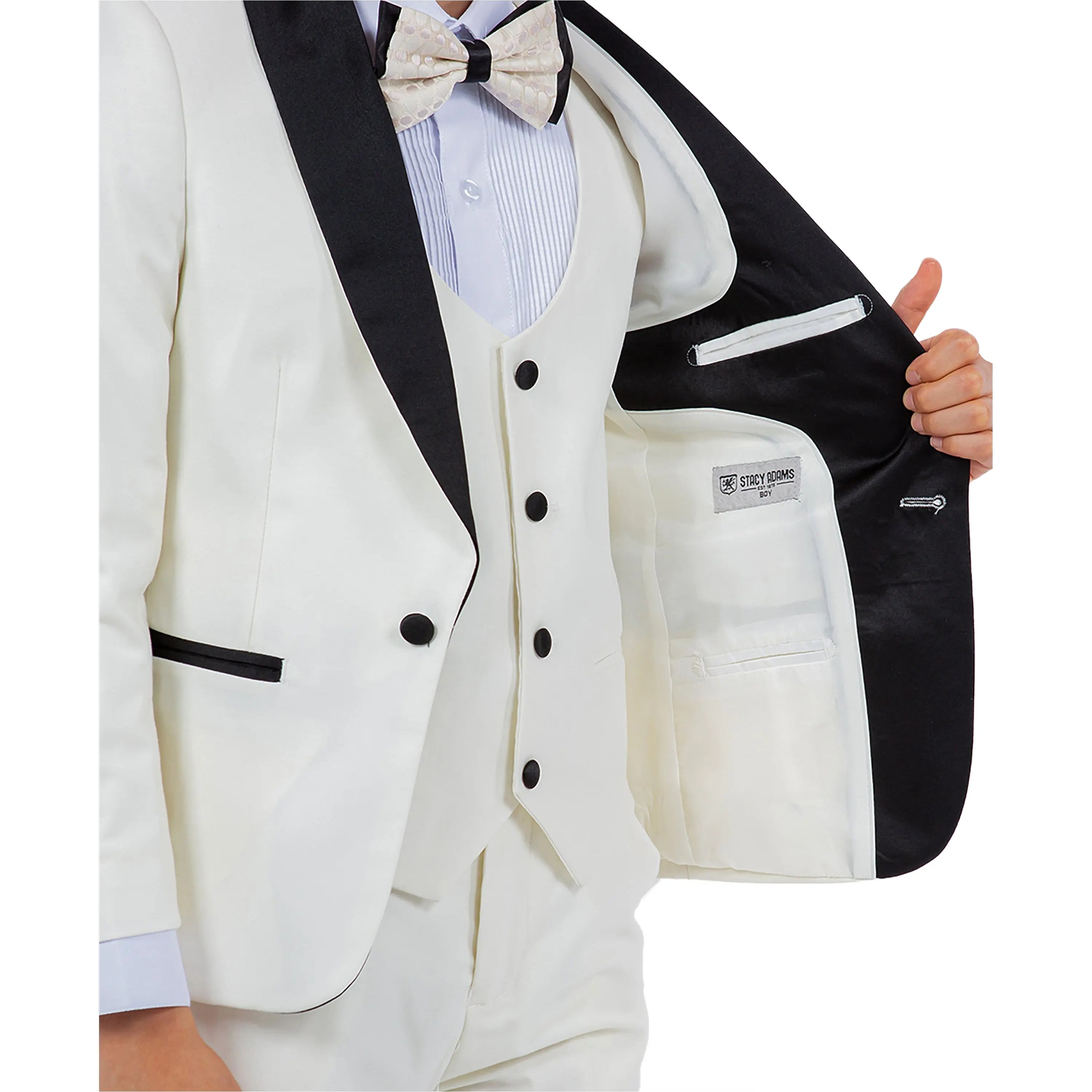 Stacy Adams Black 5 pc Tuxedo Stacy Adams