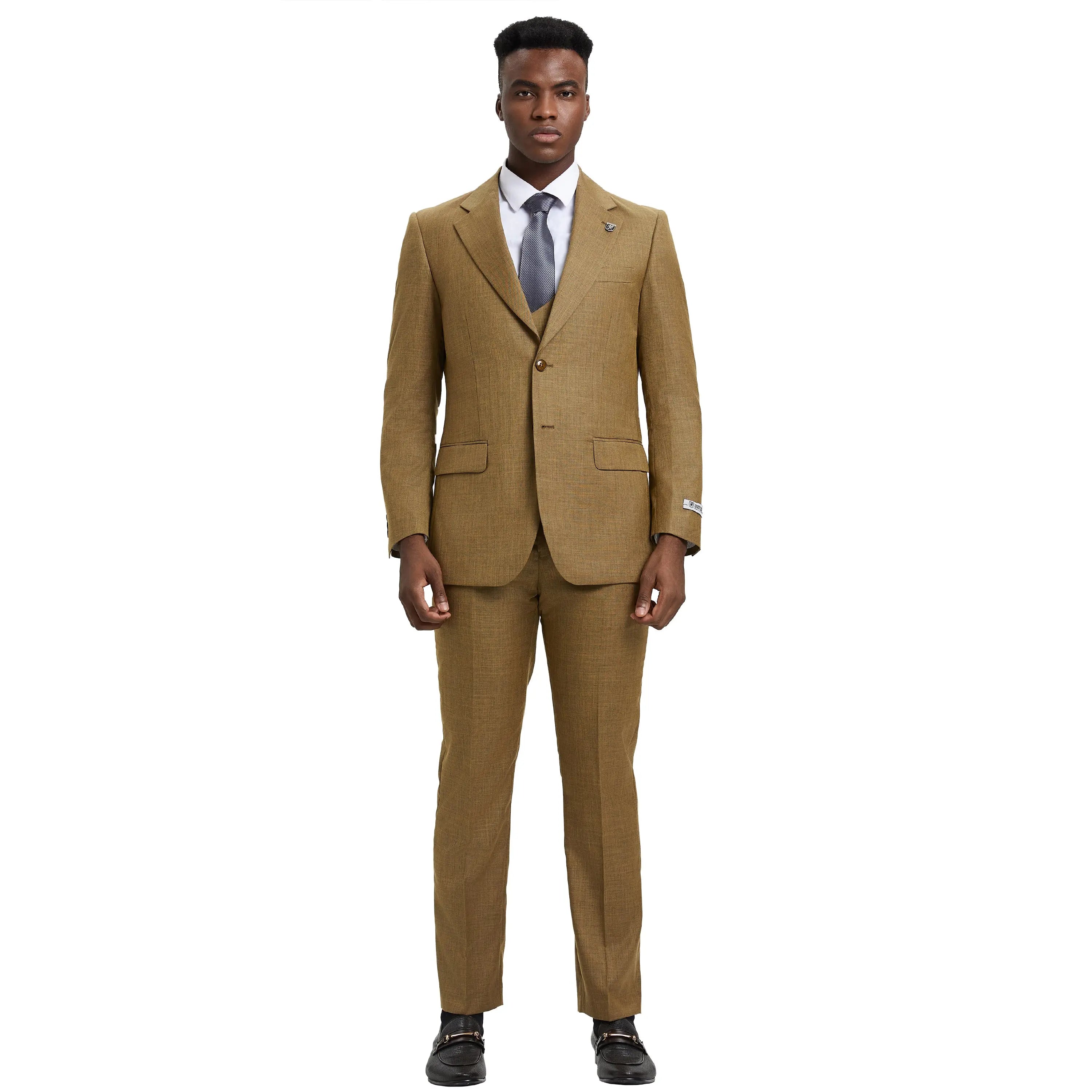 Men's Stacy Adams Sharkskin 3-Piece Suit Stacy Adams