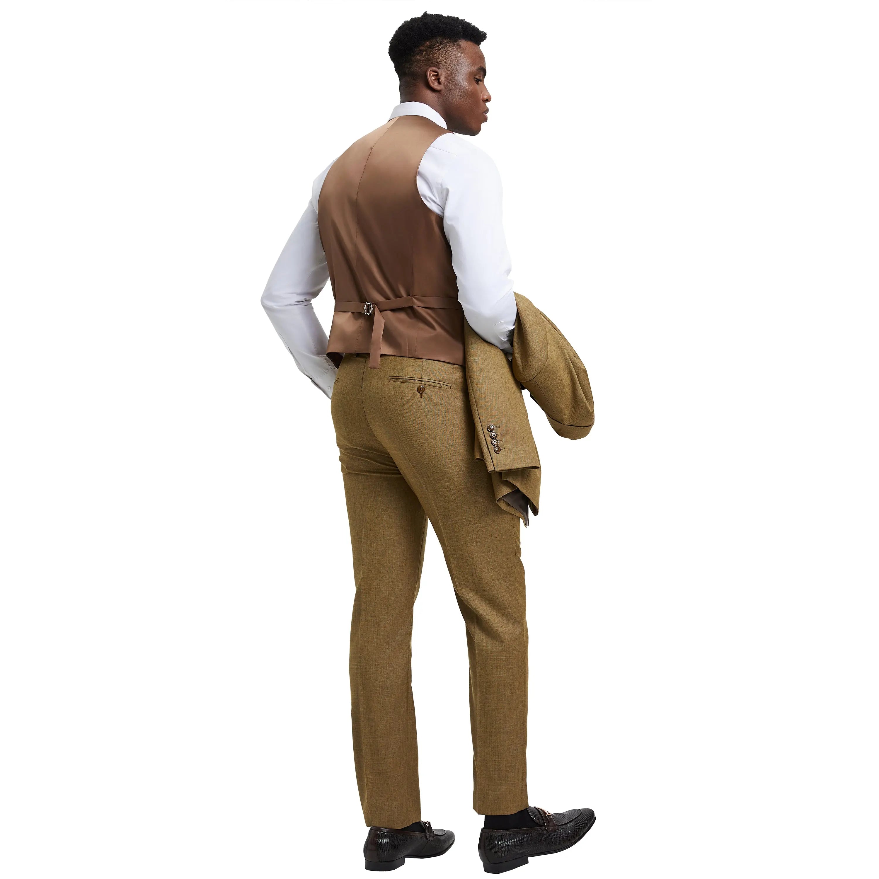 Men's Stacy Adams Sharkskin 3-Piece Suit Stacy Adams