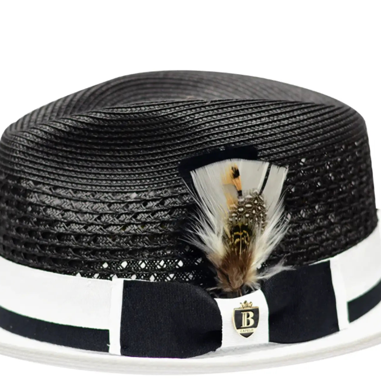 BELVEDERE Straw Fedora Hat by Bruno Capelo Bruno Capelo