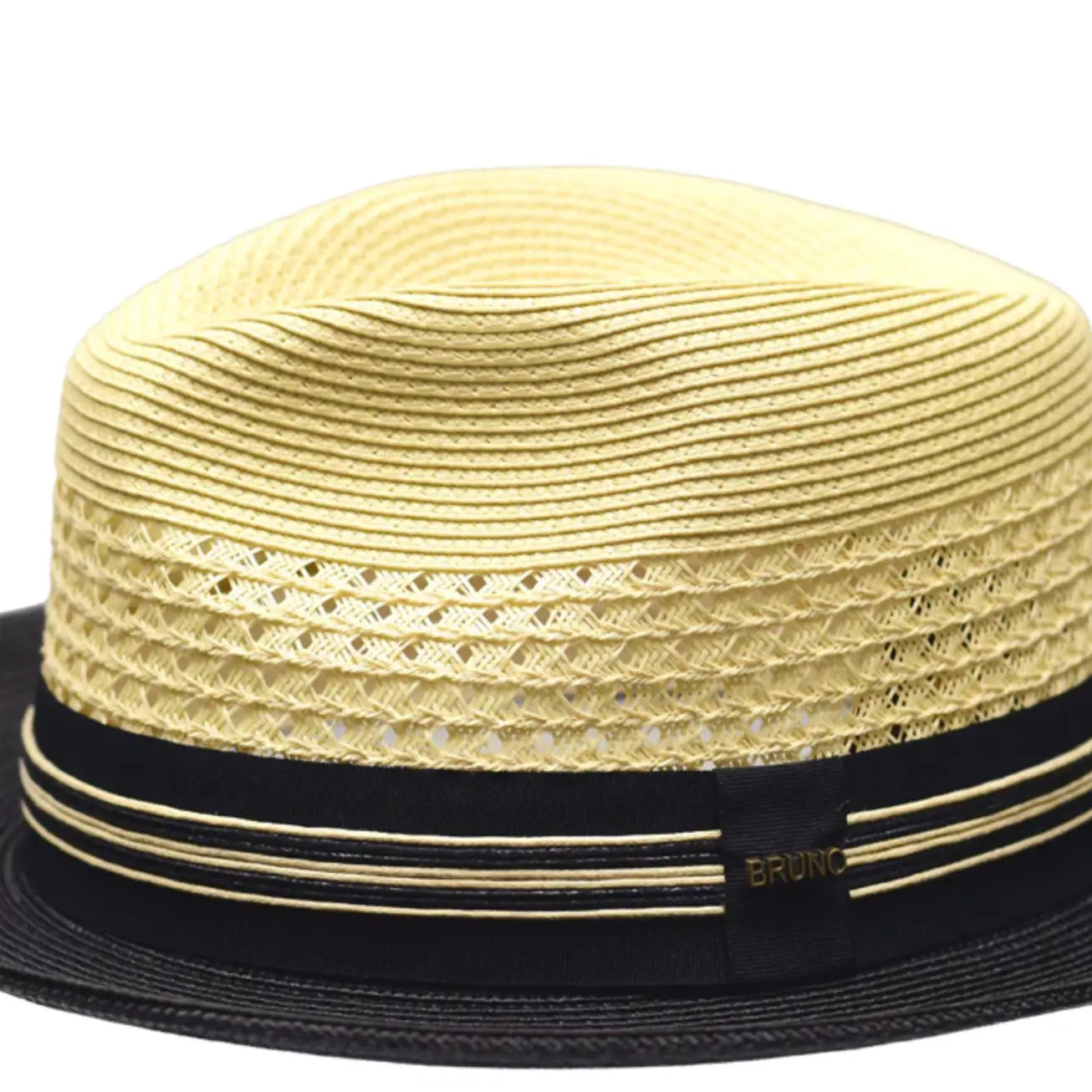 HOLLYWOOD Straw Fedora Hat by Bruno Capelo Bruno Capelo