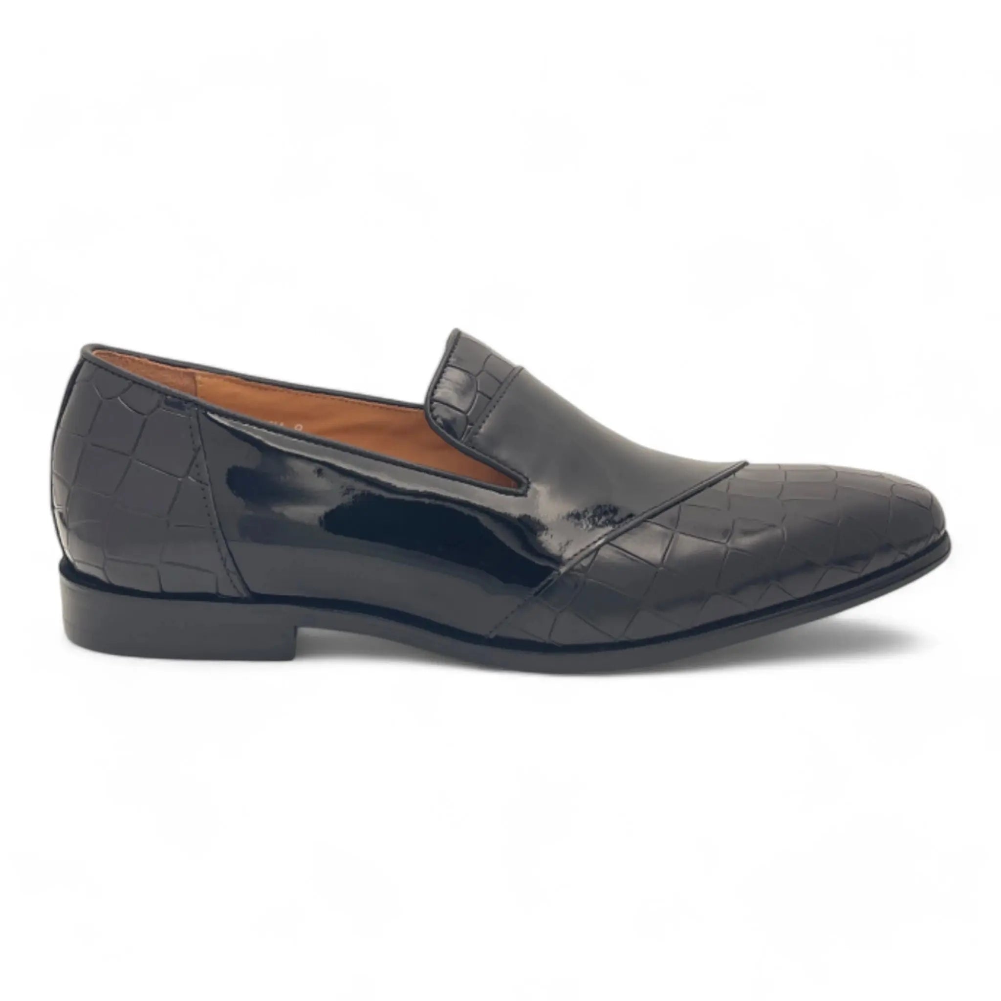 The Naya Augustino Two Toned Croc Style Loafers Augustino
