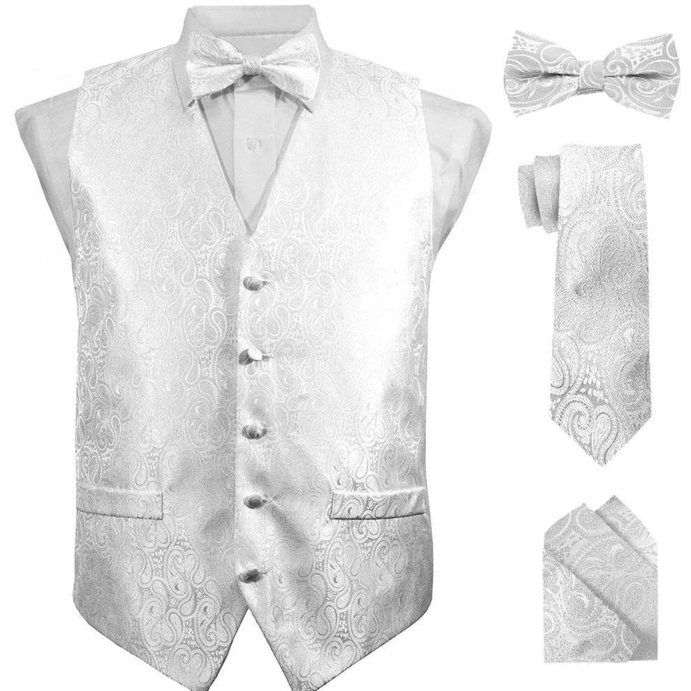 Paisley printed vest set