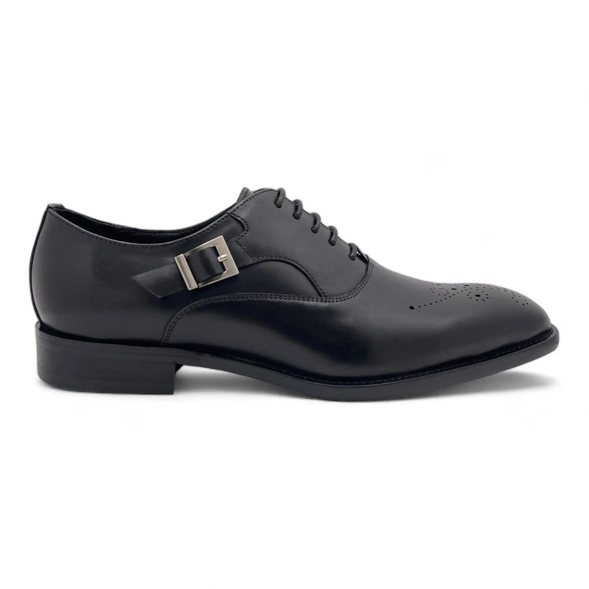 George Augustino Men Leather Buckle Shoe Augustino