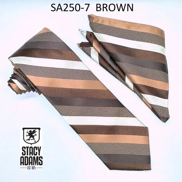 Stacy Adams Stripe Tie Set Stacy Adams