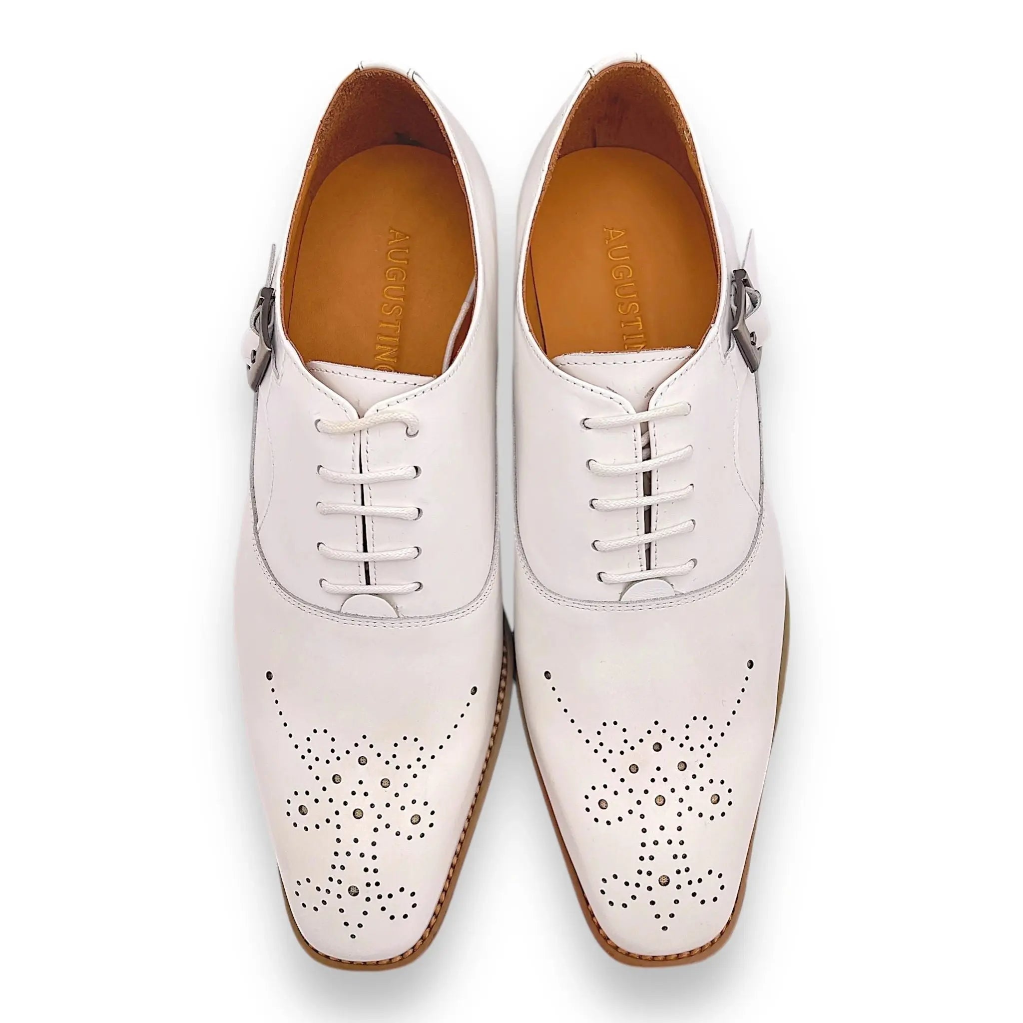 George Augustino Men Leather Buckle Shoe Augustino