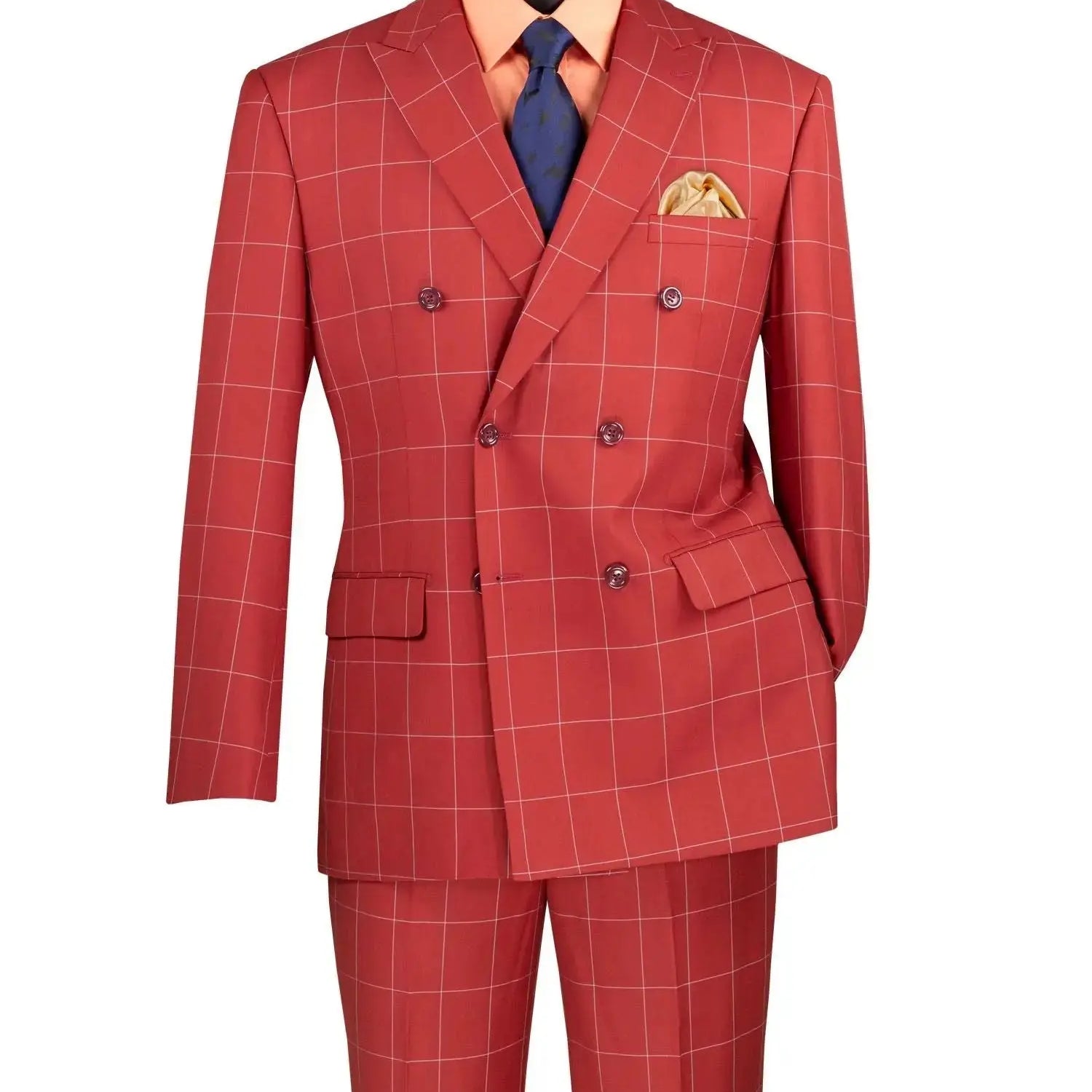 Modern Window Pane DB Suit M & R Clothing