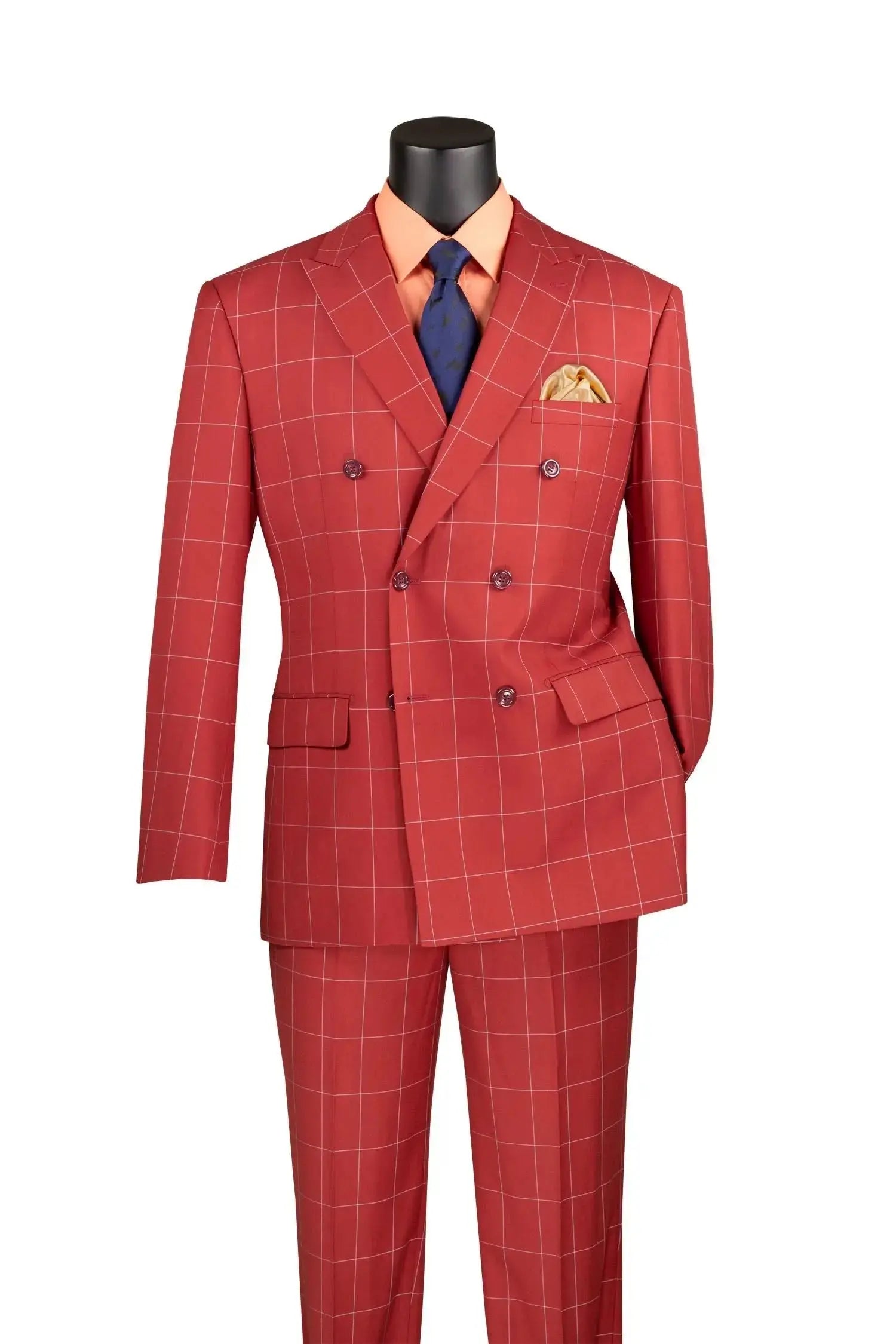 Modern Window Pane DB Suit M & R Clothing