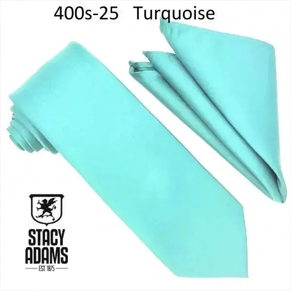 Stacy Adams Solid Tie and Hanky Set Stacy Adams
