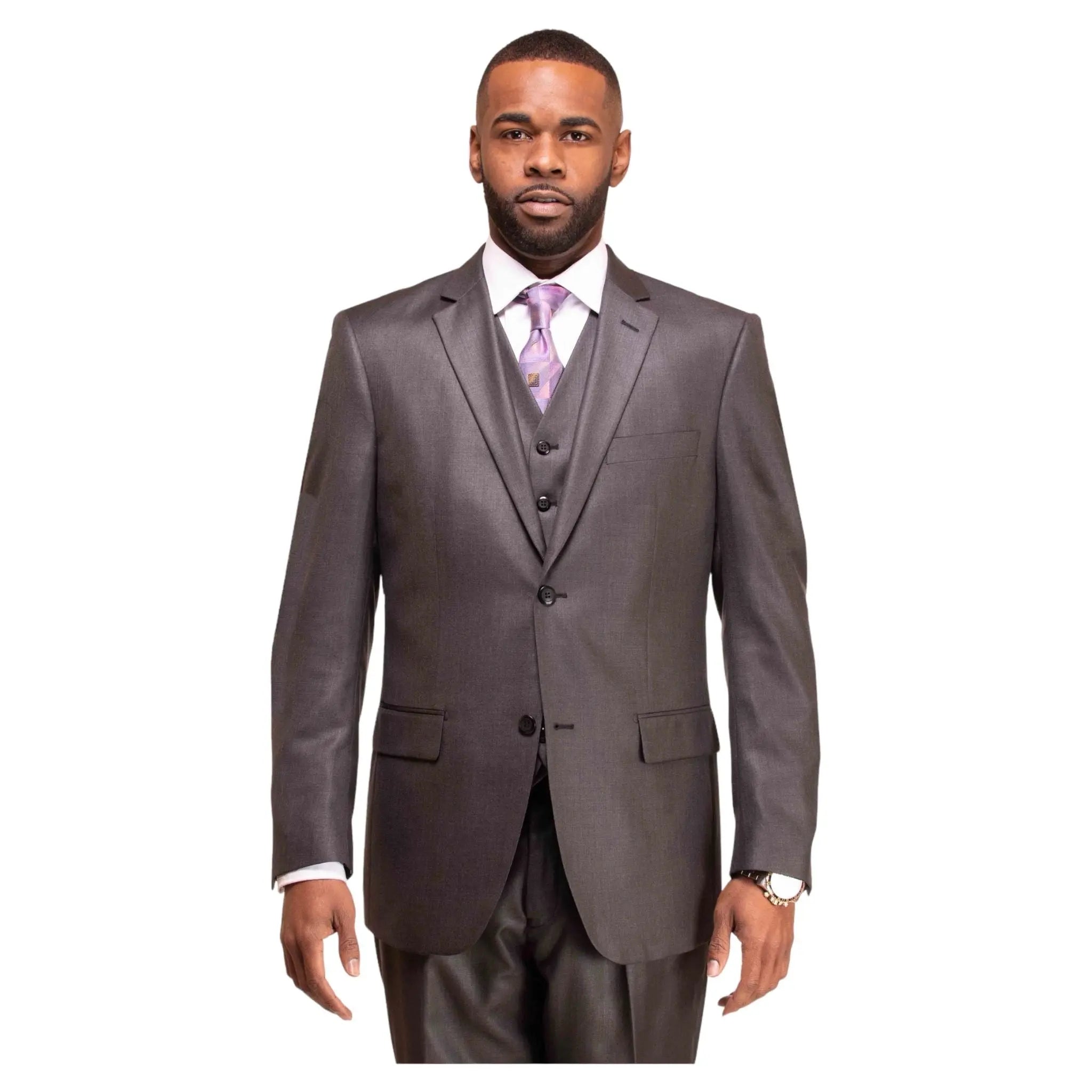 3-piece shark skin suit M & R Clothing