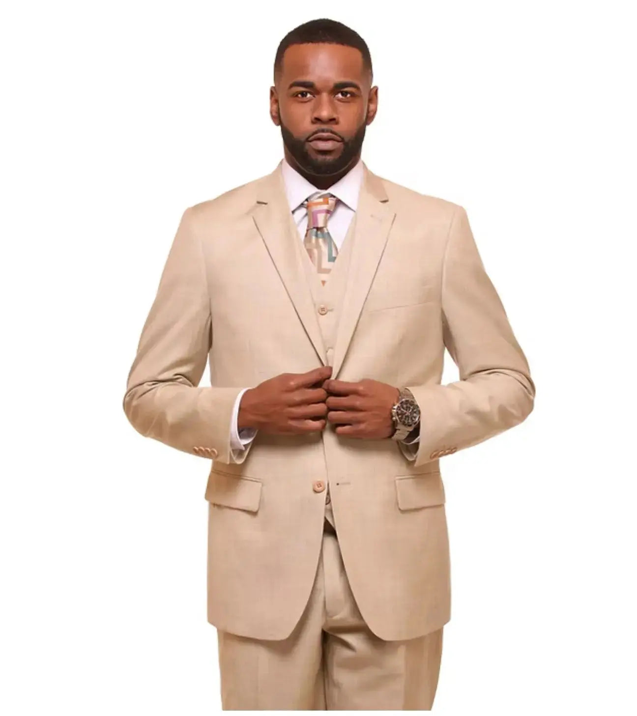 3-piece shark skin suit M & R Clothing