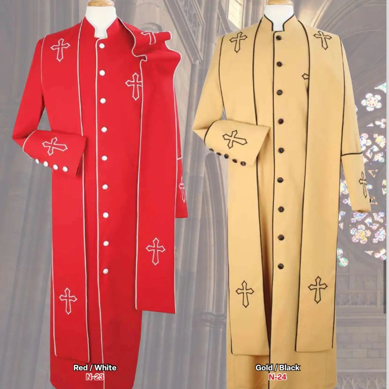 Men’s Cassock Style Robe M & R Clothing