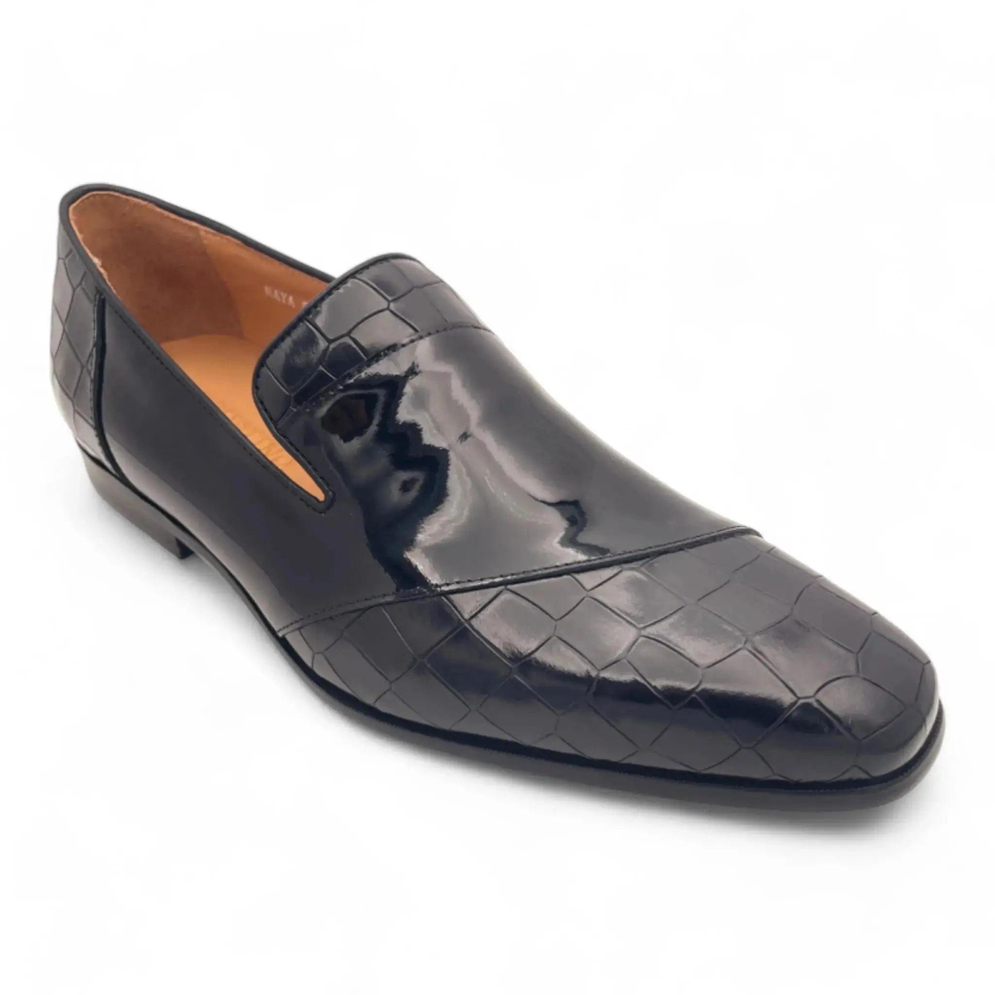 The Naya Augustino Two Toned Croc Style Loafers Augustino