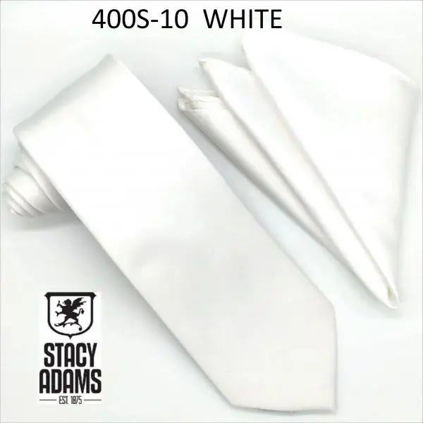 Stacy Adams Solid Tie and Hanky Set Stacy Adams