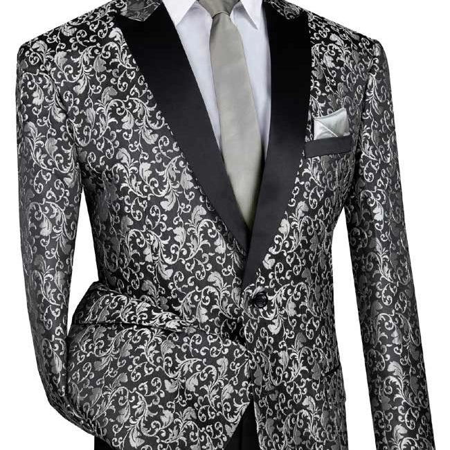 Men's Regular Fit Fancy Pattern Blazer