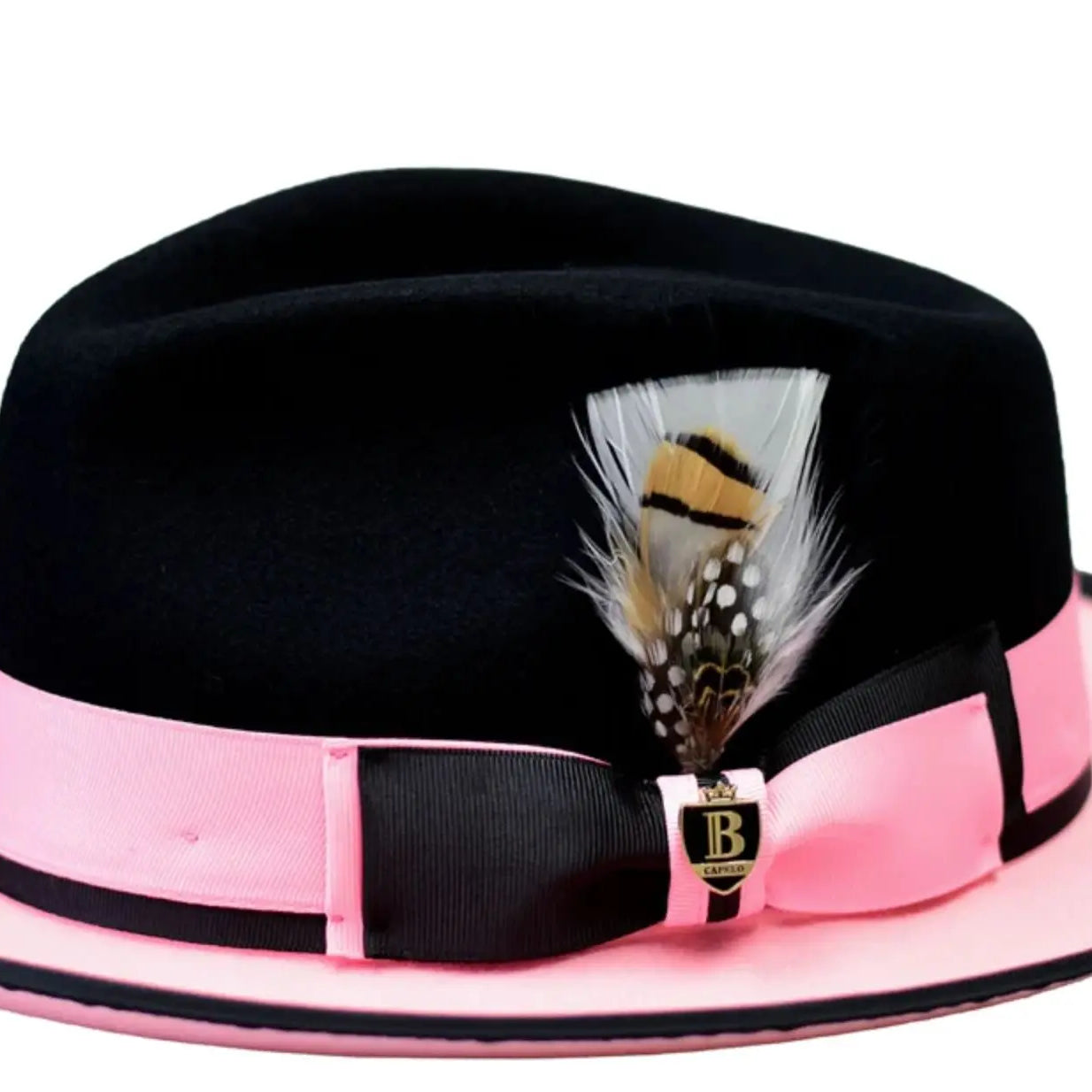 PRESTON 2-tone Fedora by Bruno Capello M & R Clothing
