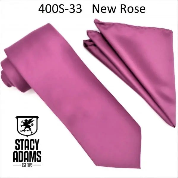 Stacy Adams Solid Tie and Hanky Set Stacy Adams