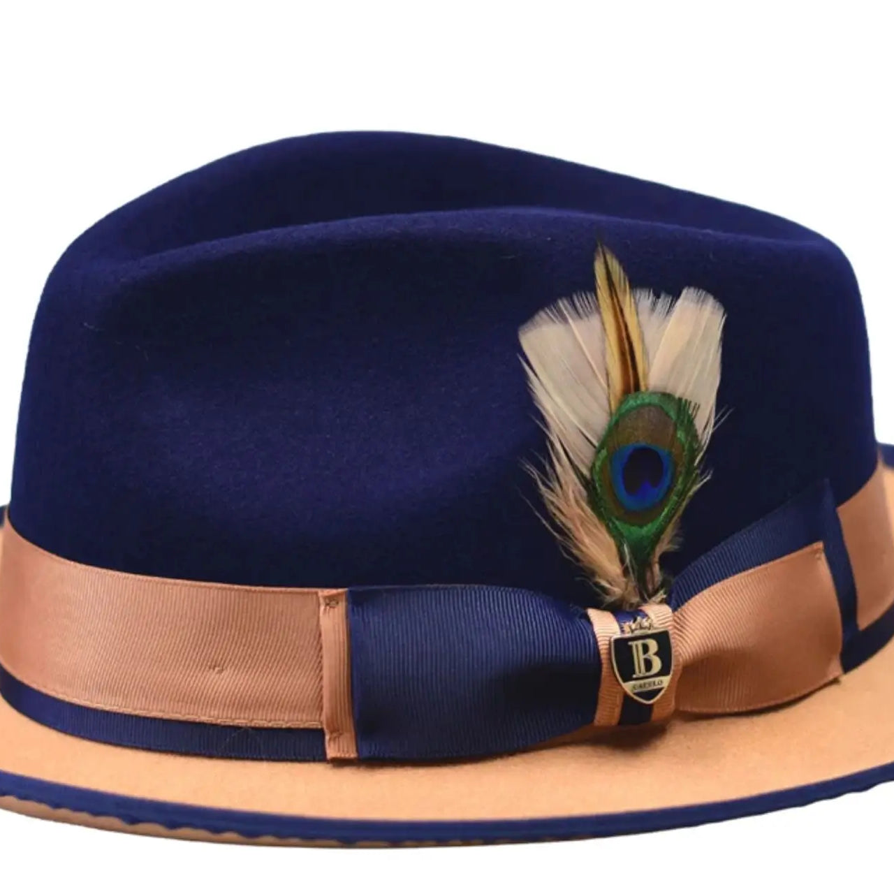 PRESTON 2-tone Fedora by Bruno Capello M & R Clothing
