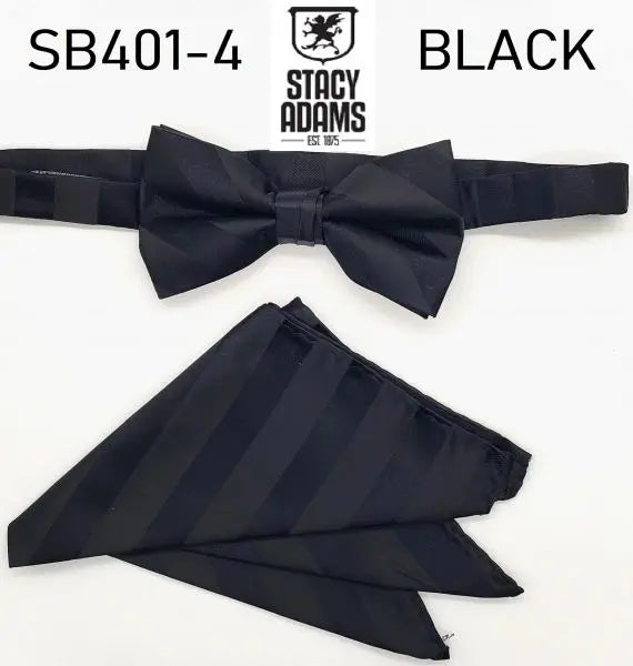 Stacy Adams Stripe Wedding Bow Tie Set Stacy Adams
