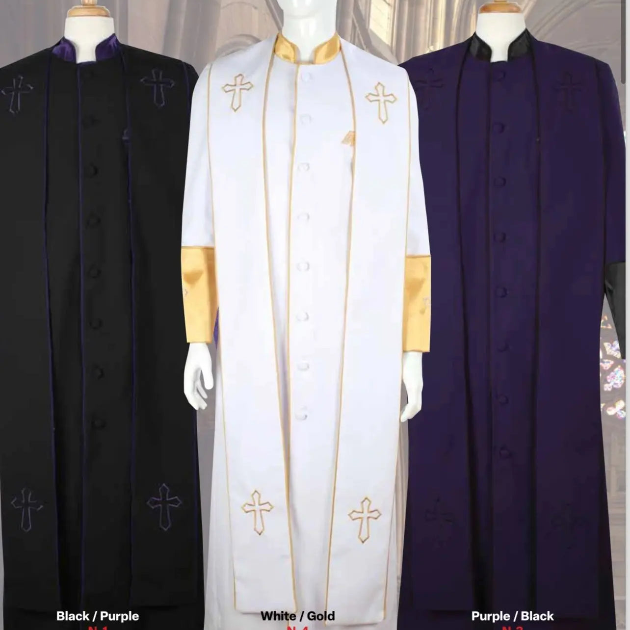 Men’s Cassock Style Robe M & R Clothing