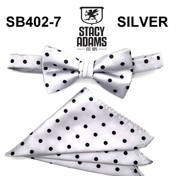 Stacy Adams Polka Dot Bowtie Set