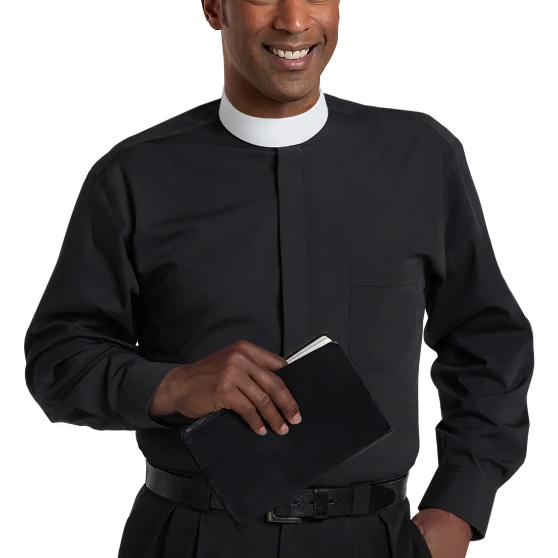 Men Full Roman Collar Clergy Shirt M & R Clothing