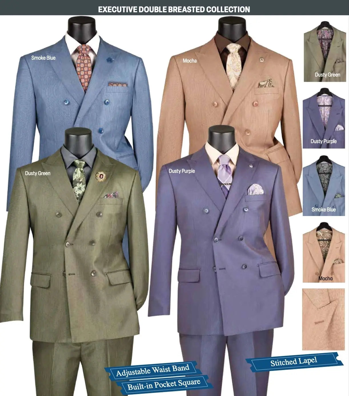 New Fall Double Breast Collection M & R Clothing