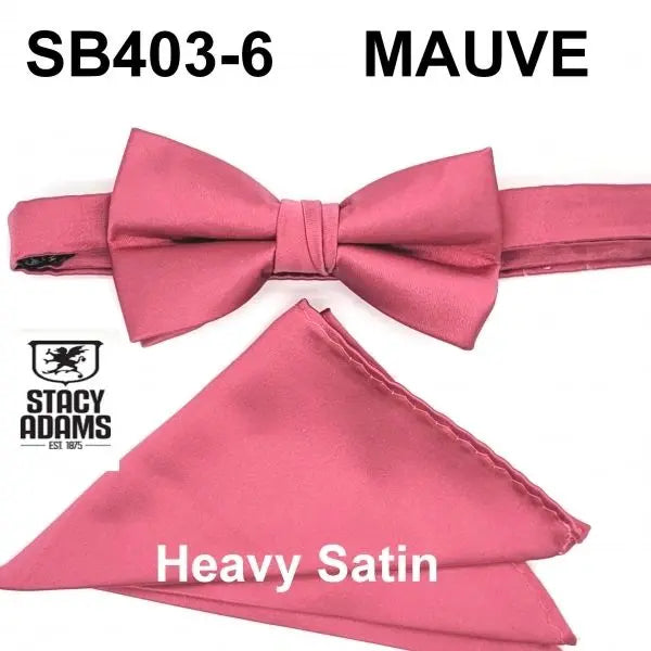 Stacy Adams Solid Bowtie Set HS Stacy Adams