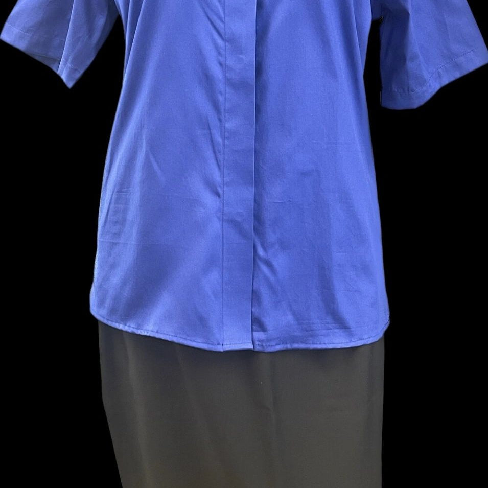 Ladies Short Sleeve Tab Collar Shirt